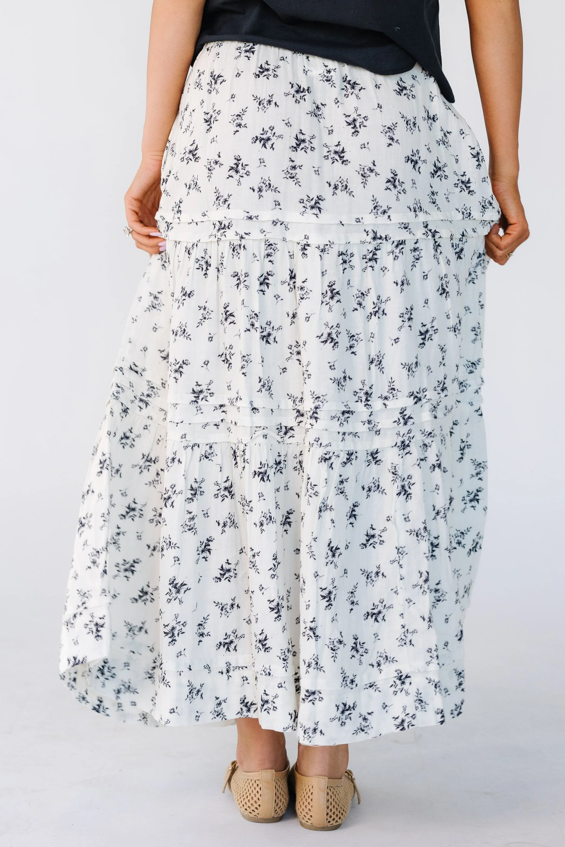 Citrus Shae Floral Print Skirt - Image 4
