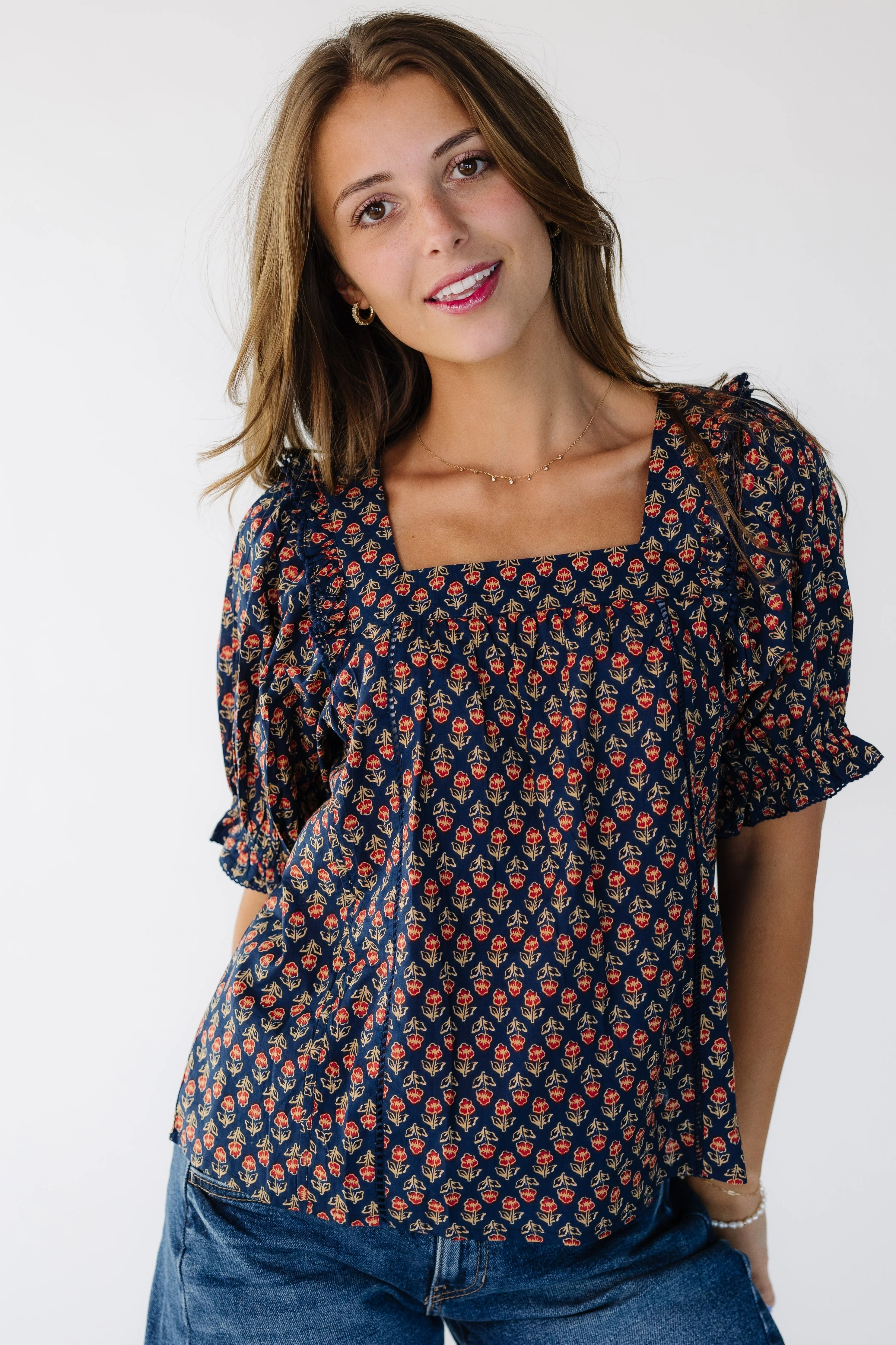 Citrus Square Neck Top - Image 2