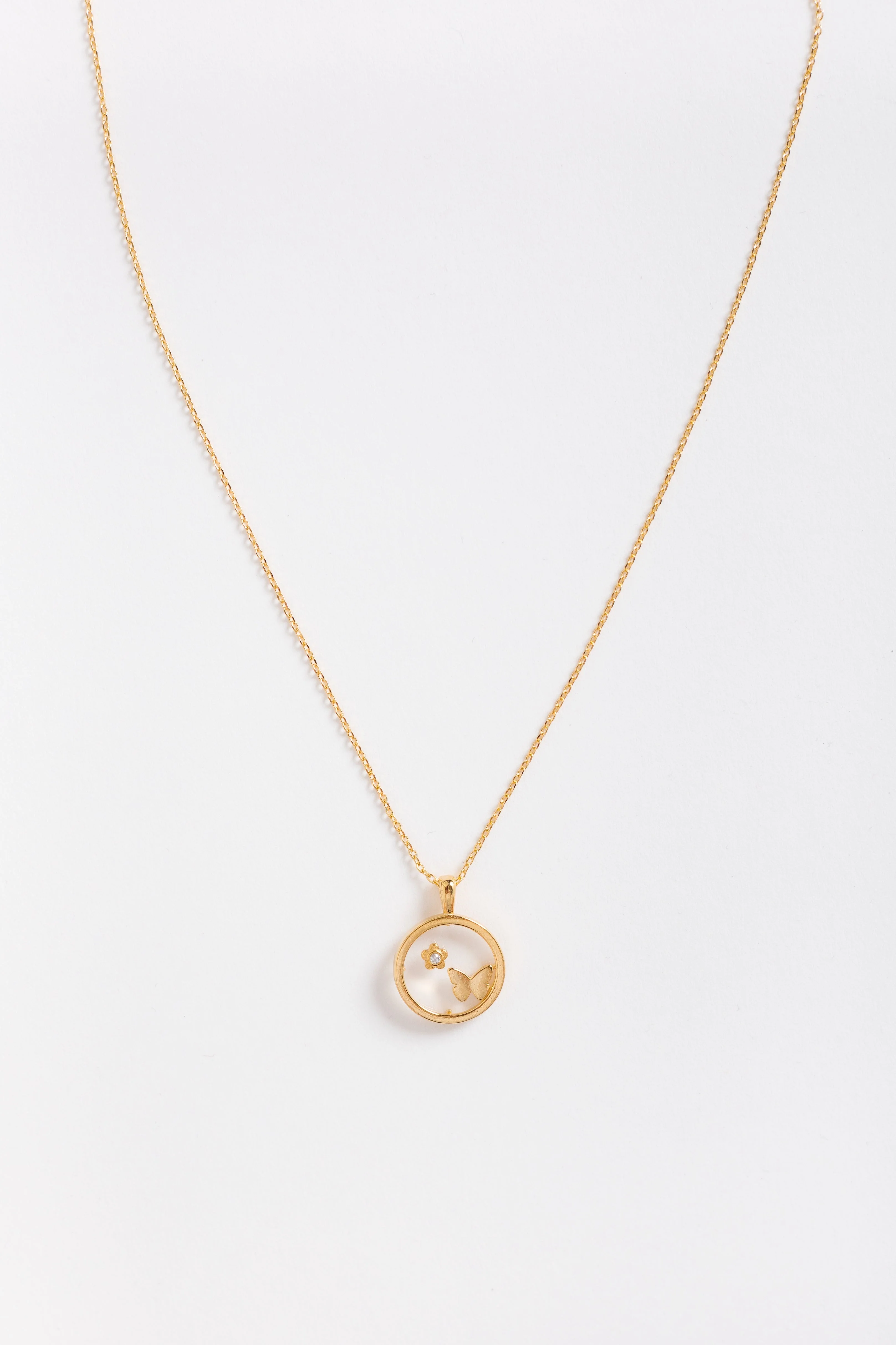 Cove Butterfly Flower Party Necklace - Image 3