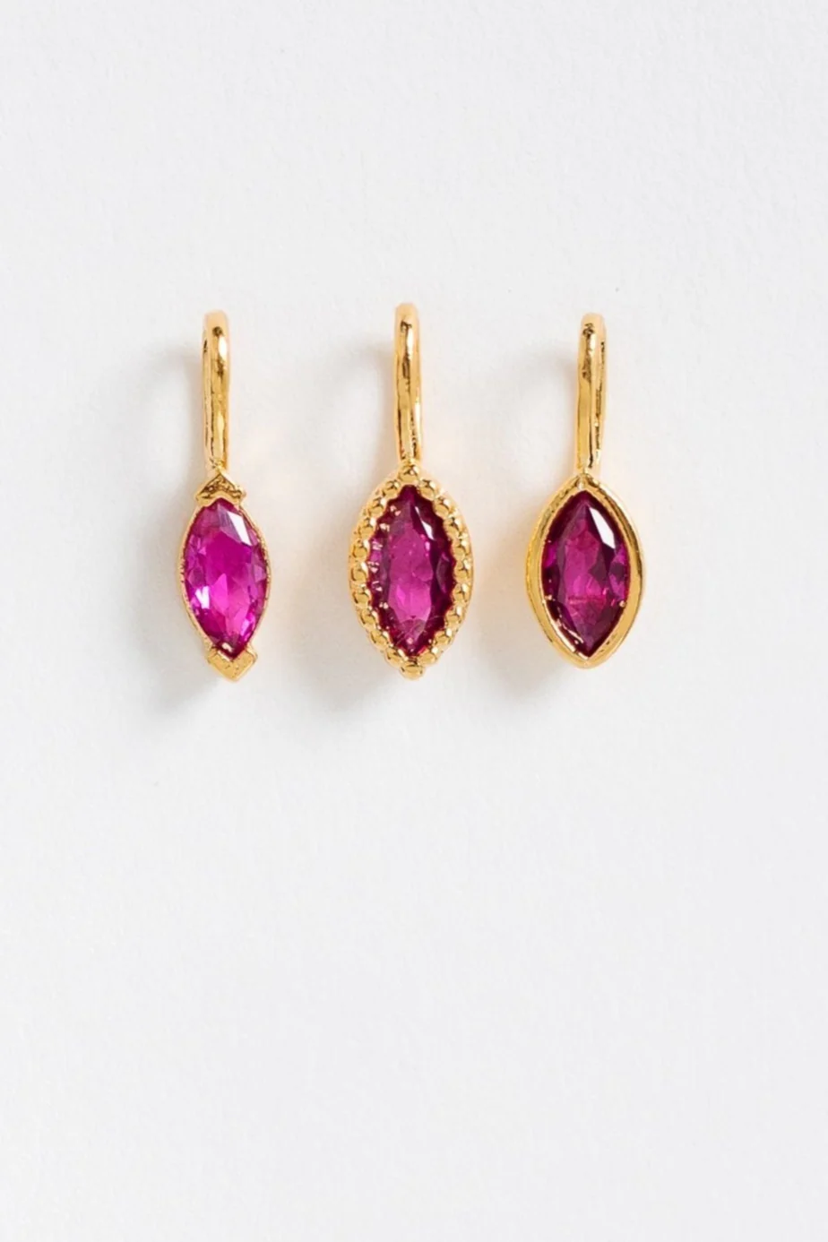 Cove Charm Birthstones Set of 3