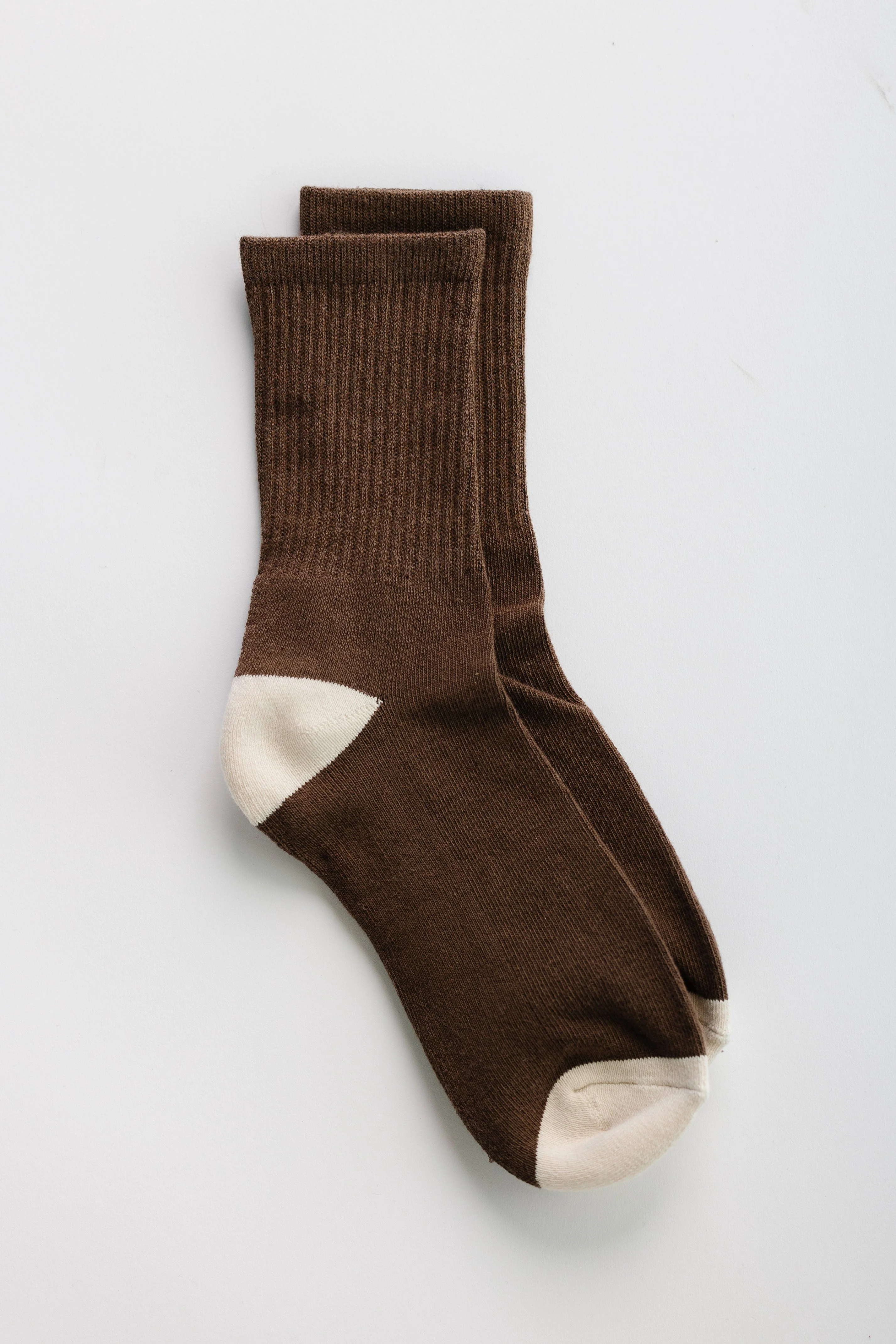 Cove Cocoa Crew Socks