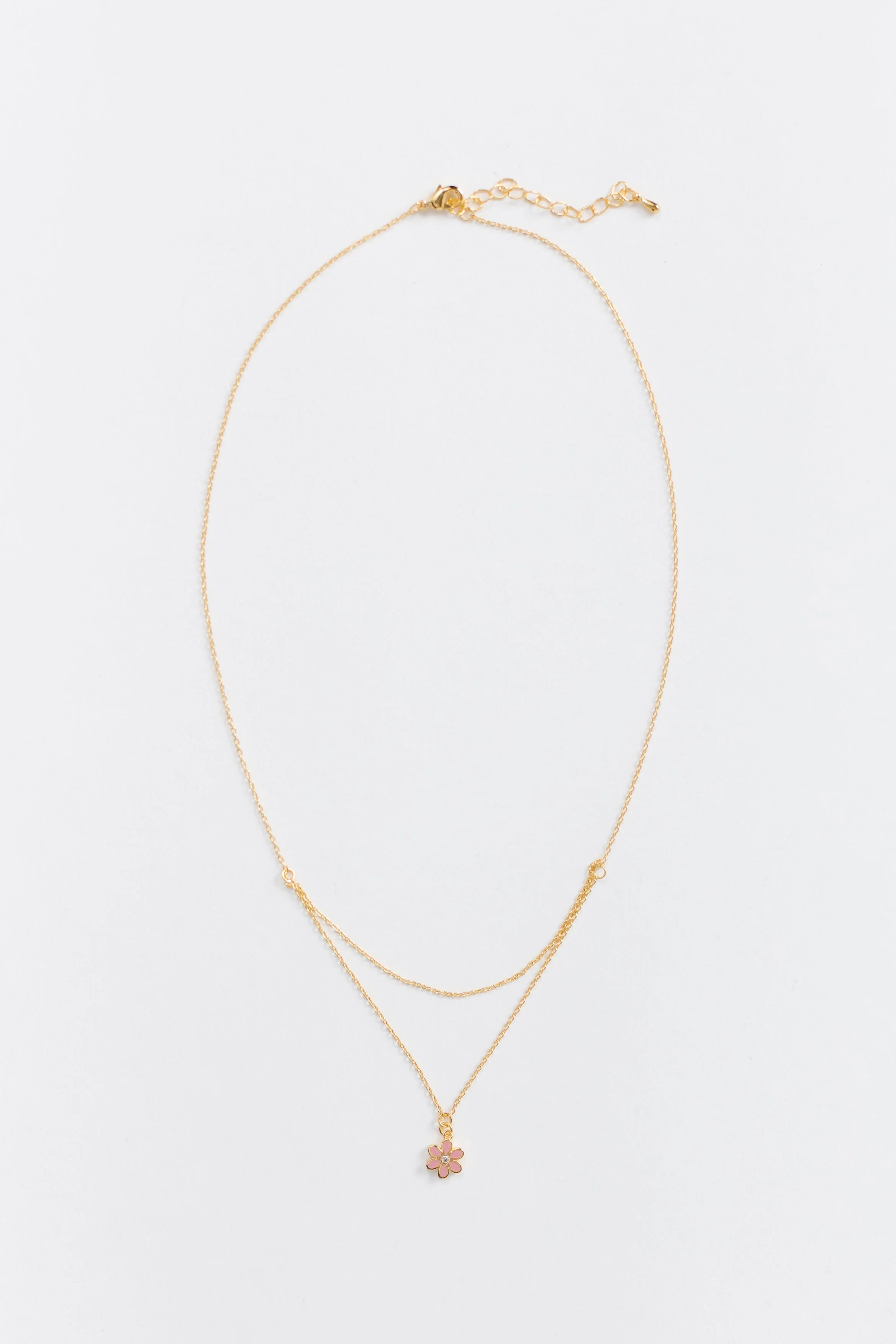 Cove Daisy Double Chain Necklace - Image 5