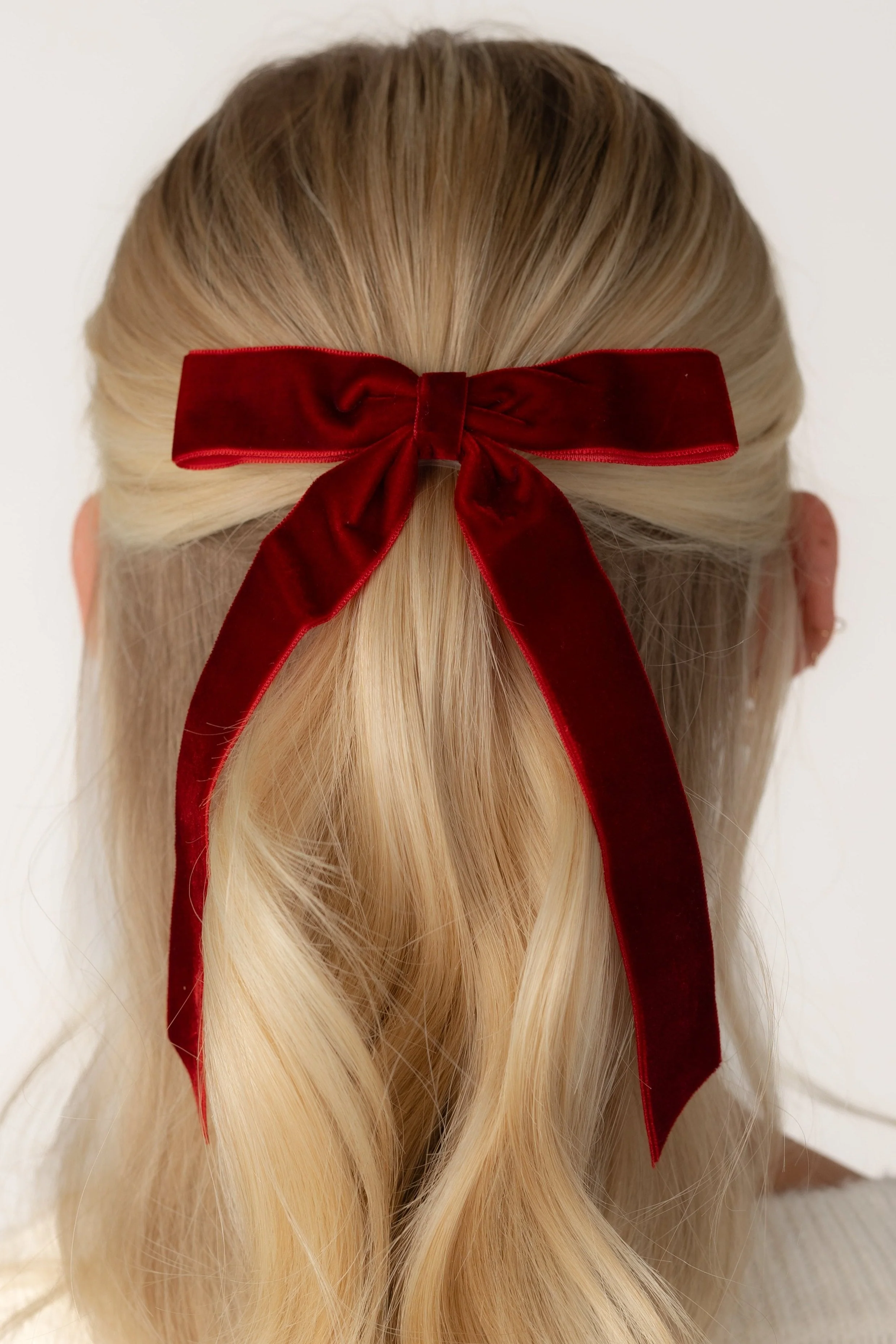 Cove Dressy Petite Velvet Bow - Image 2