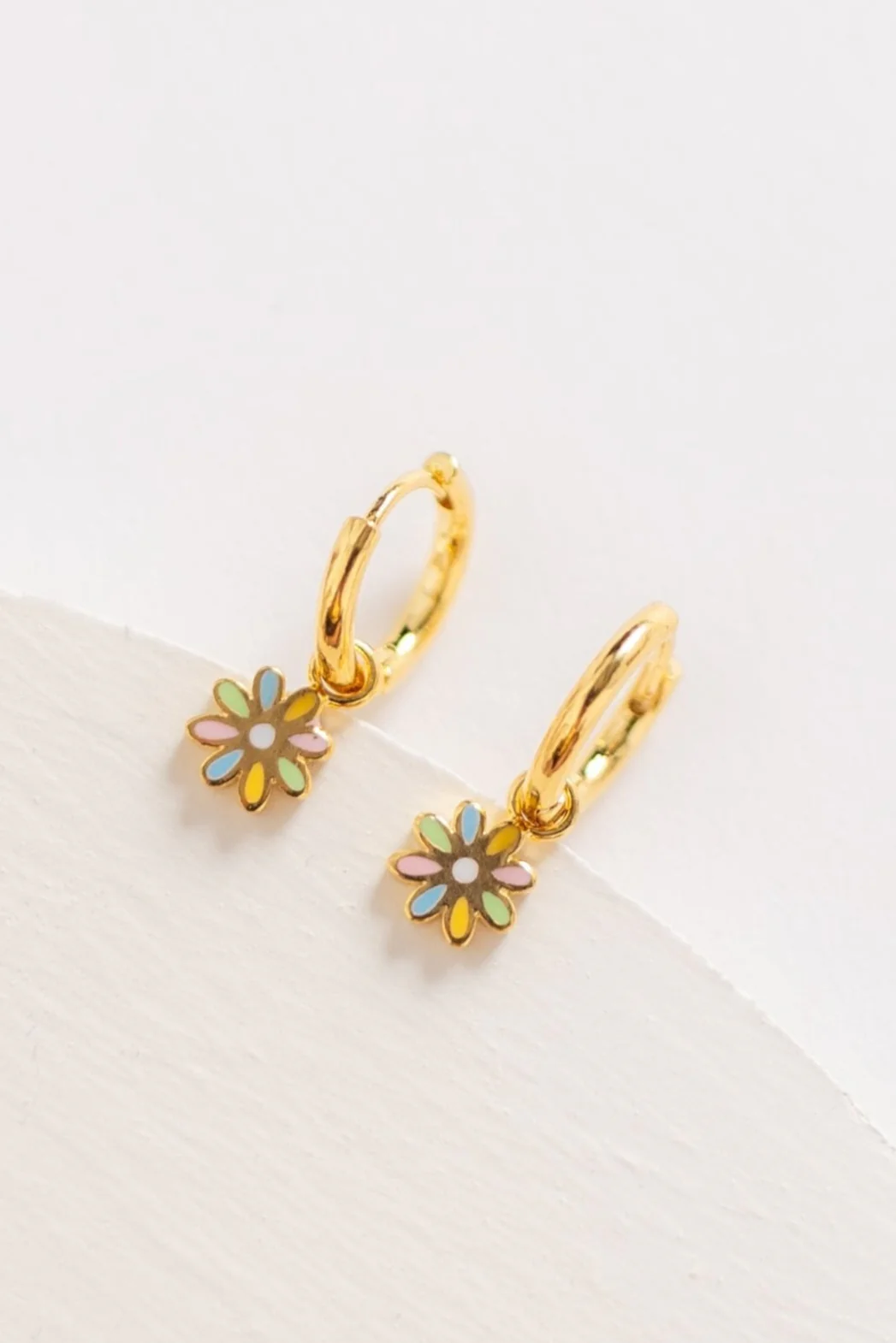 Cove Flower Huggies Earrings