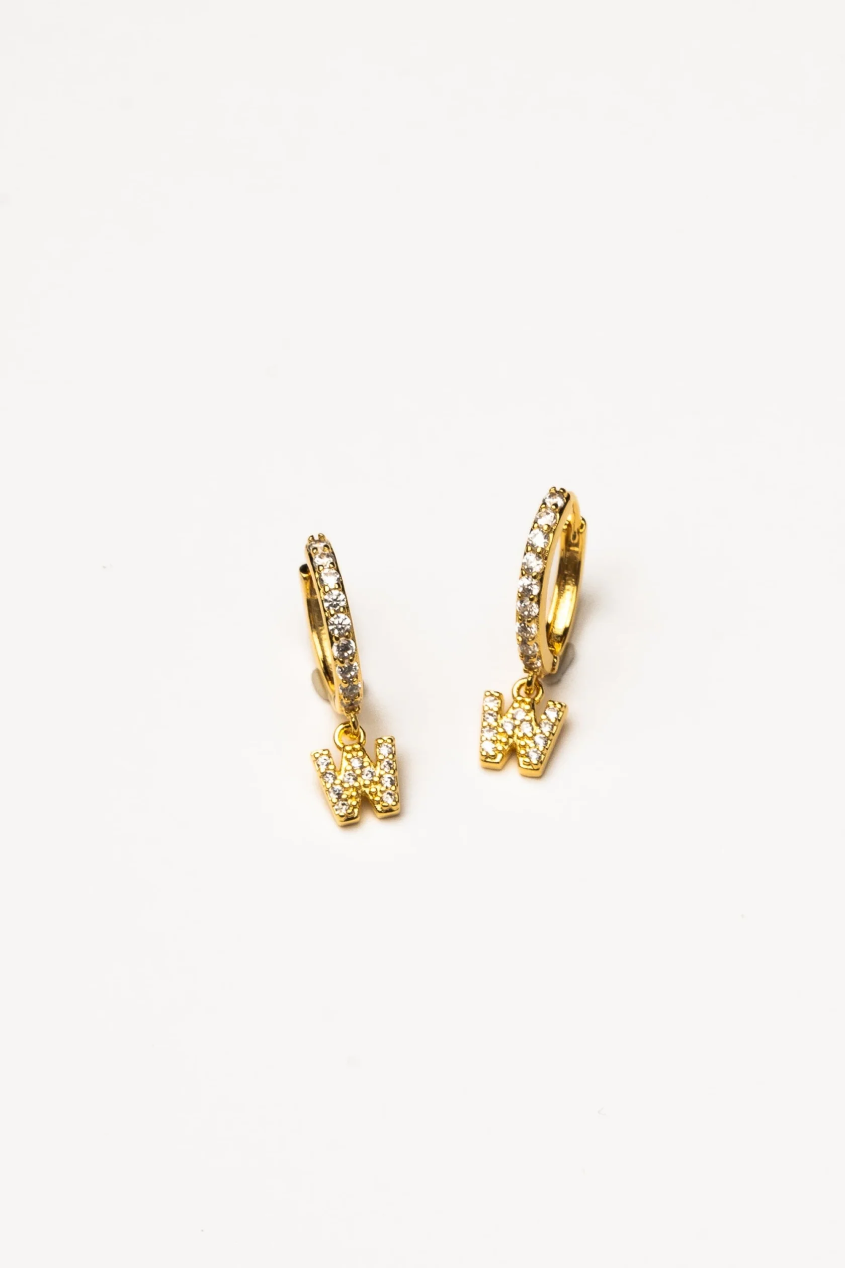 Cove Initial CZ Huggie - Image 24