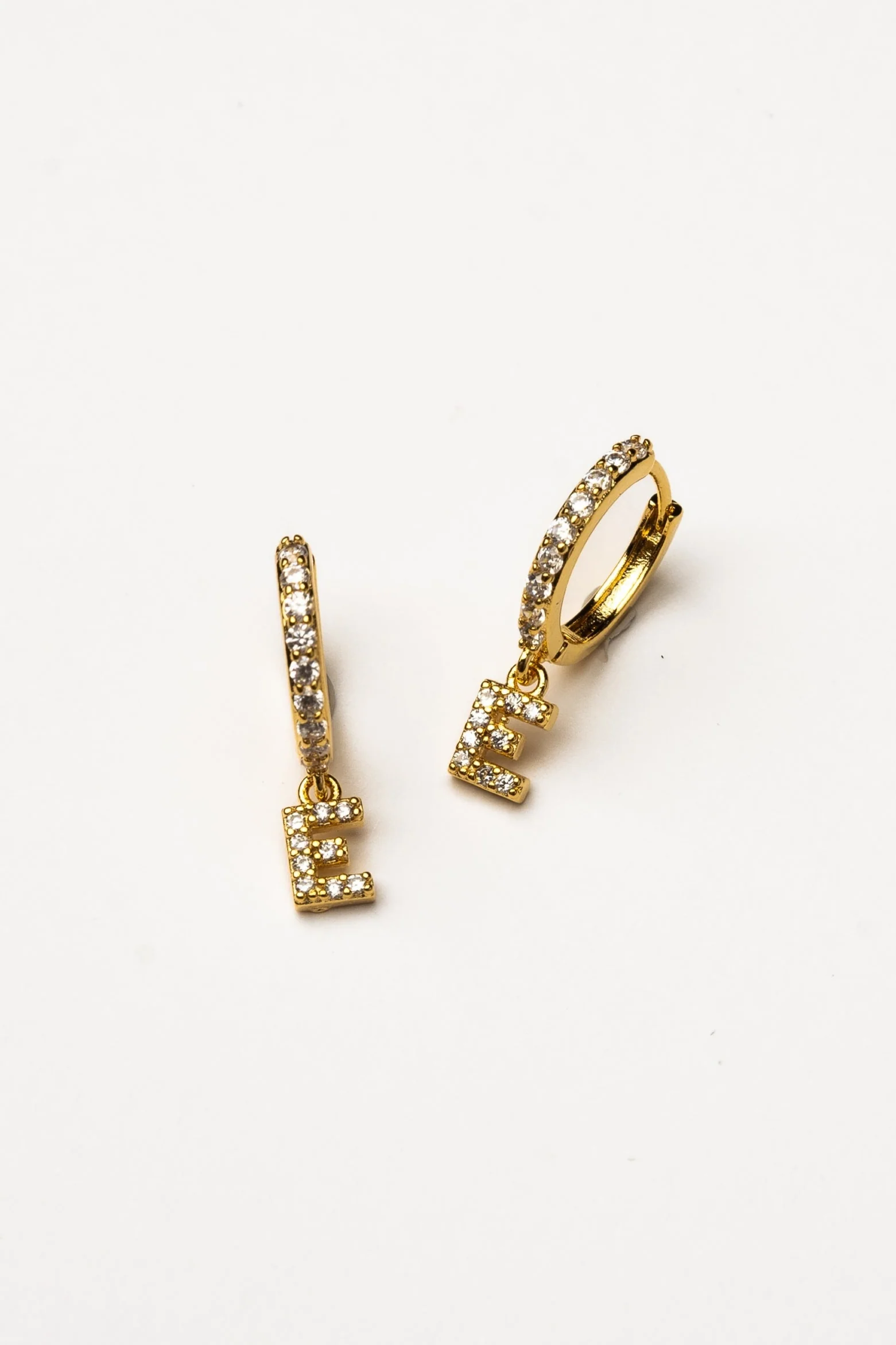 Cove Initial CZ Huggie - Image 6