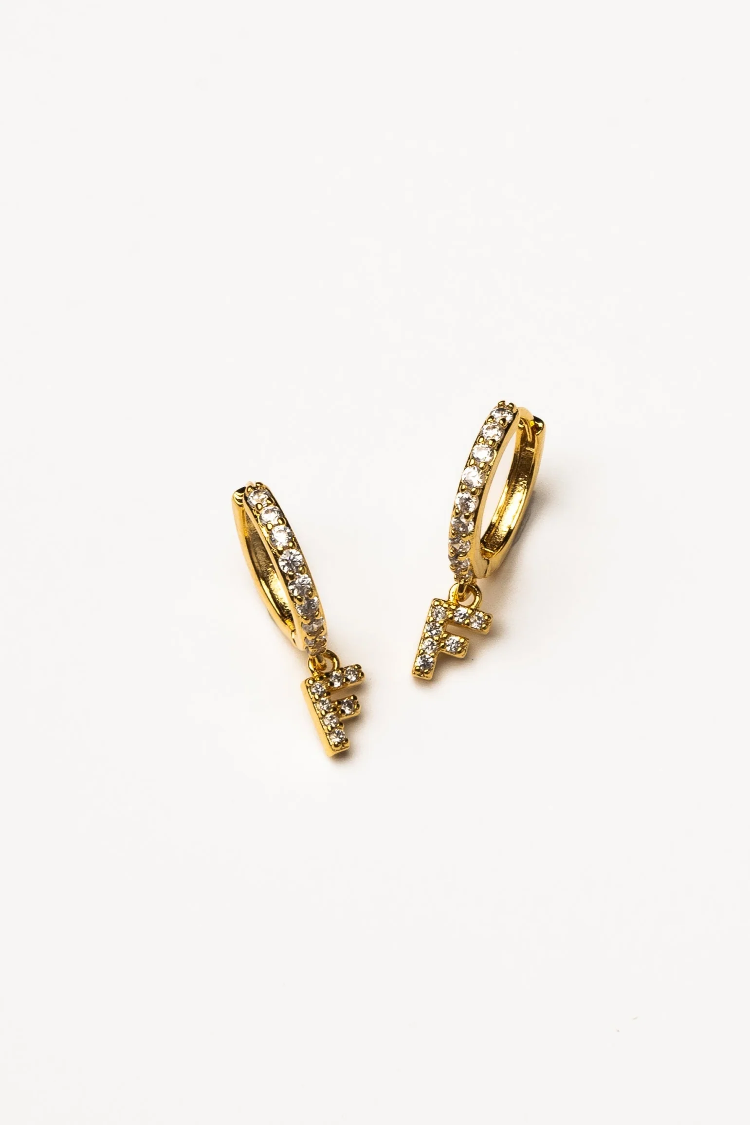Cove Initial CZ Huggie - Image 7