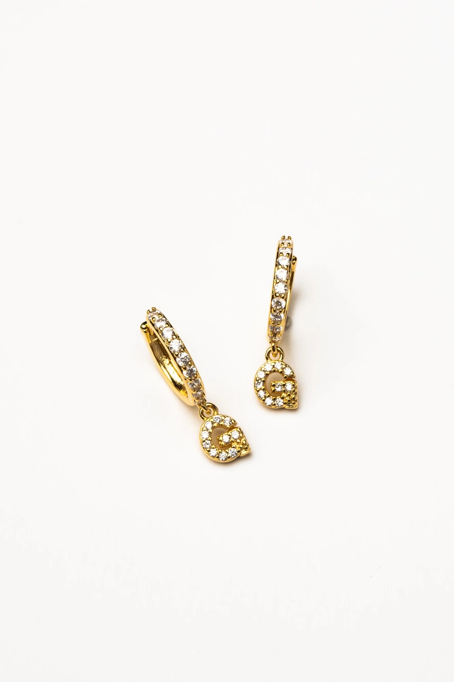 Cove Initial CZ Huggie - Image 8