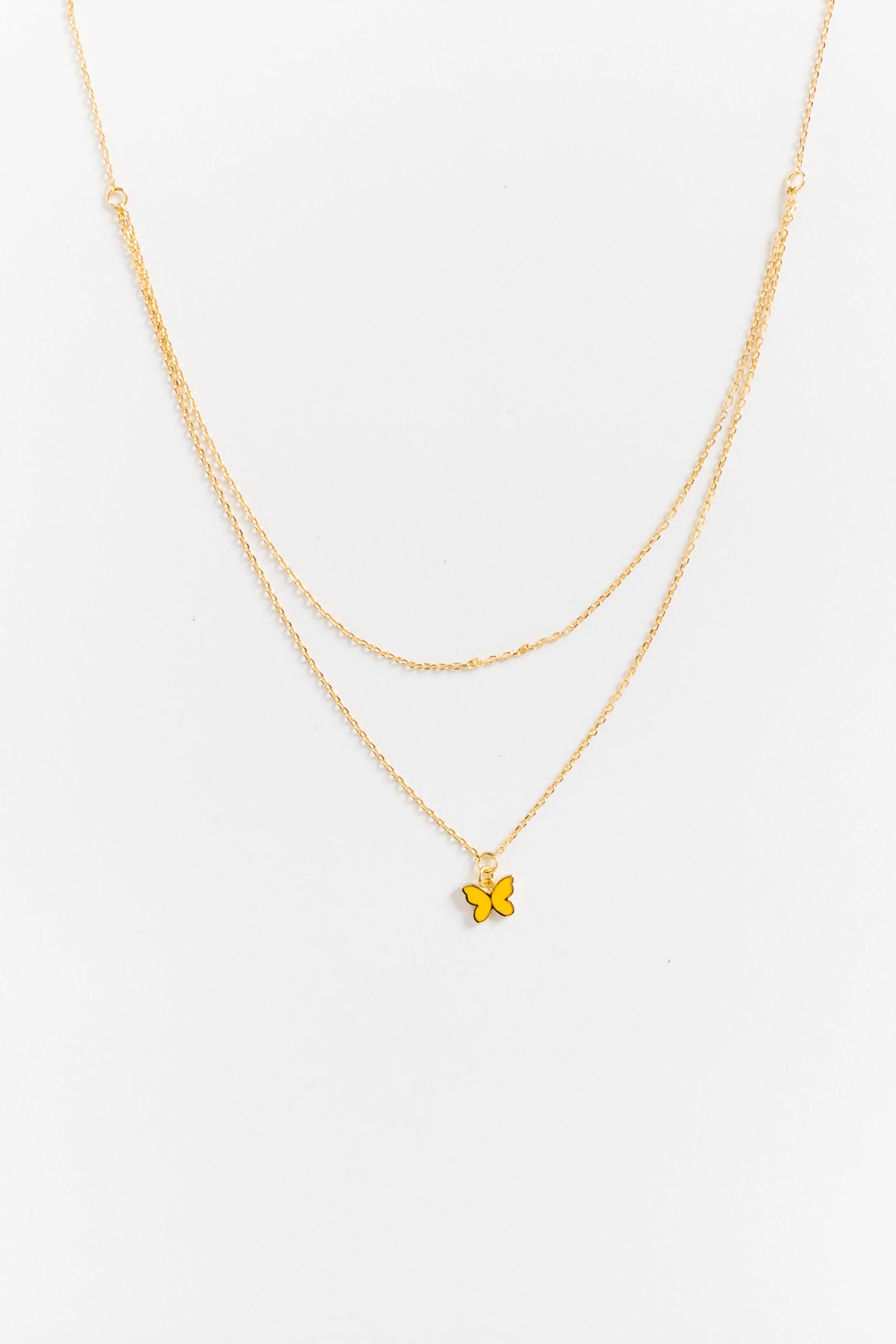 Cove Dainty Butterfly Double Chain - Image 3