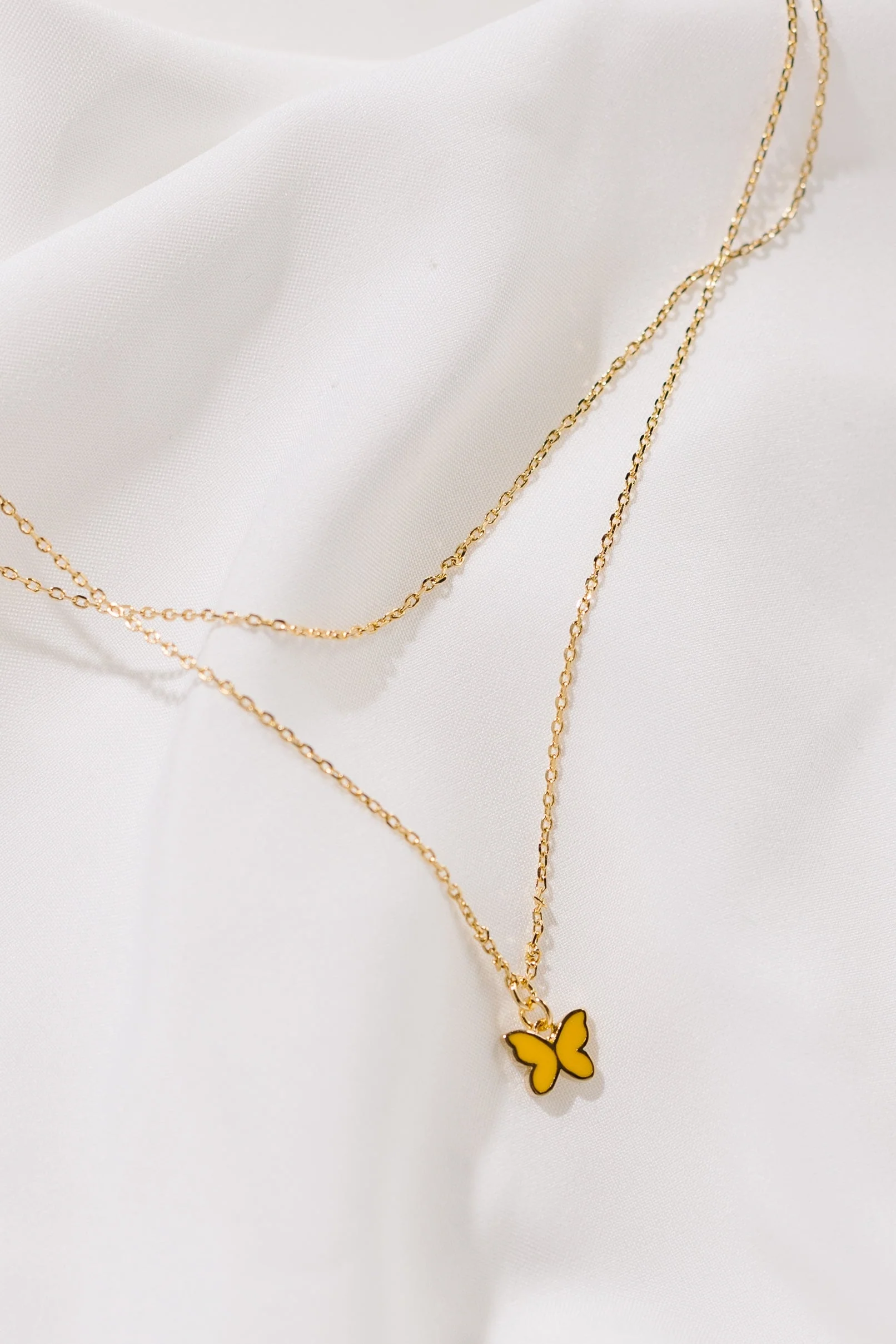 Cove Dainty Butterfly Double Chain - Image 4
