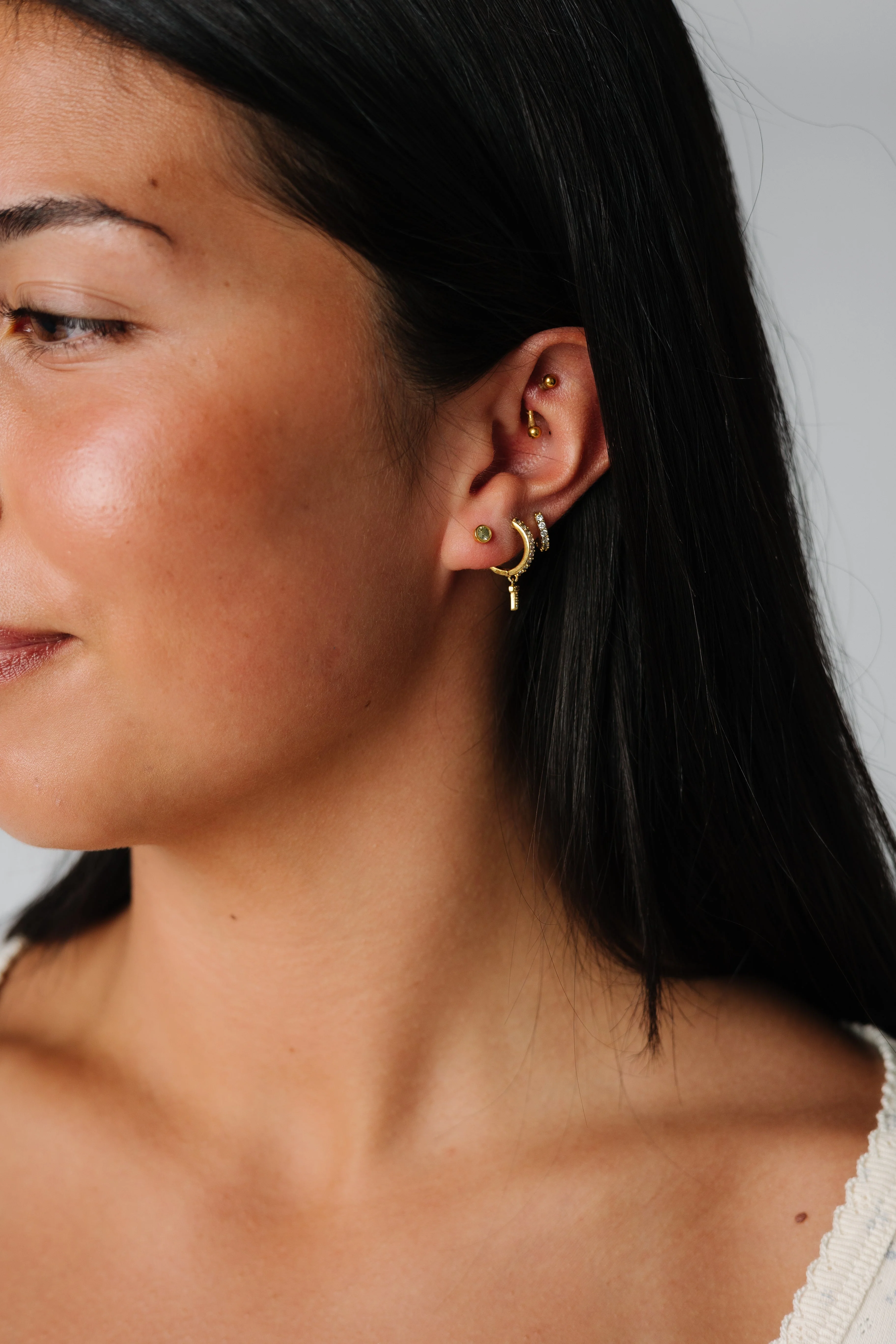 Cove Petite Stud Birthstone Earring - Image 2