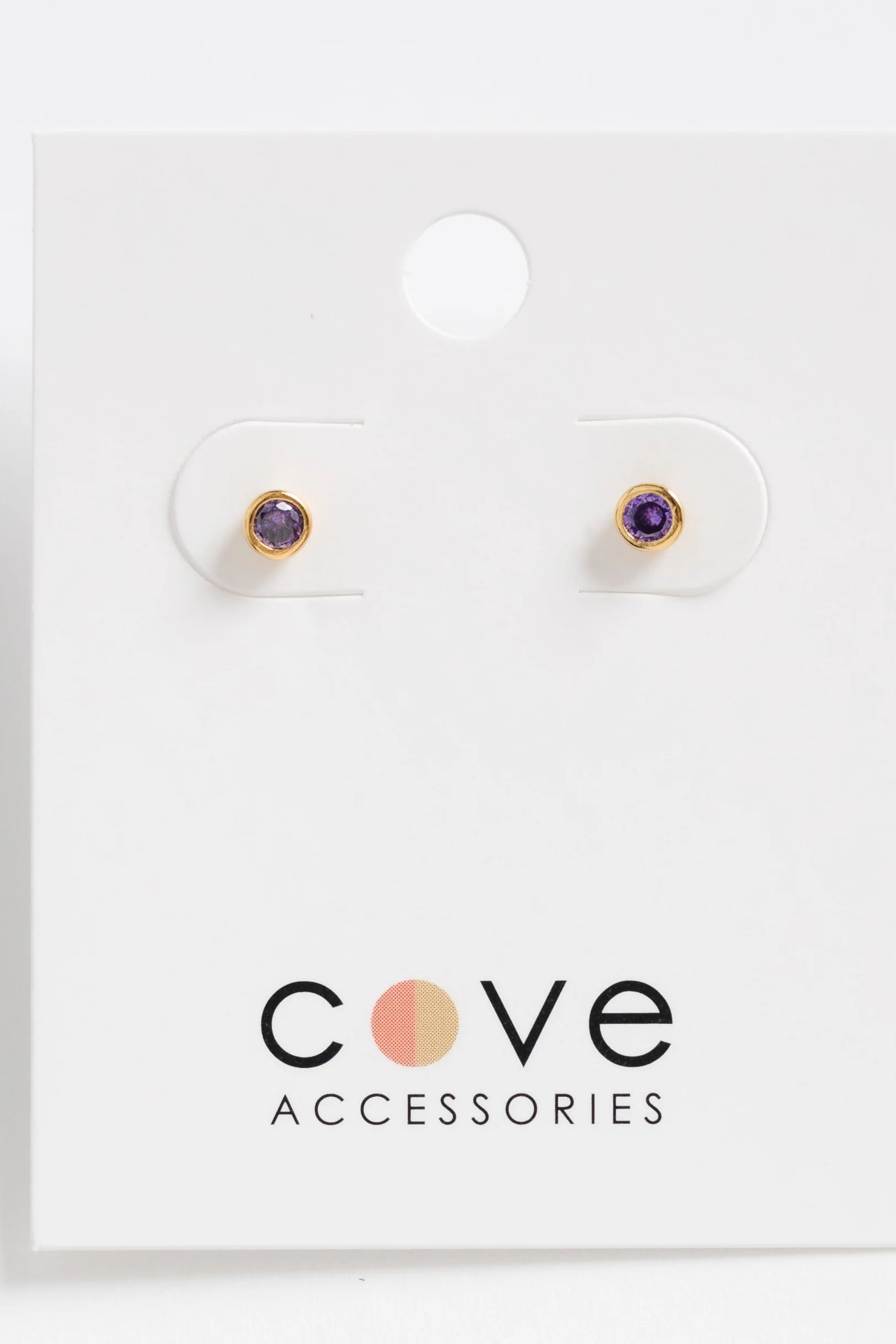 Cove Petite Stud Birthstone Earring - Image 3