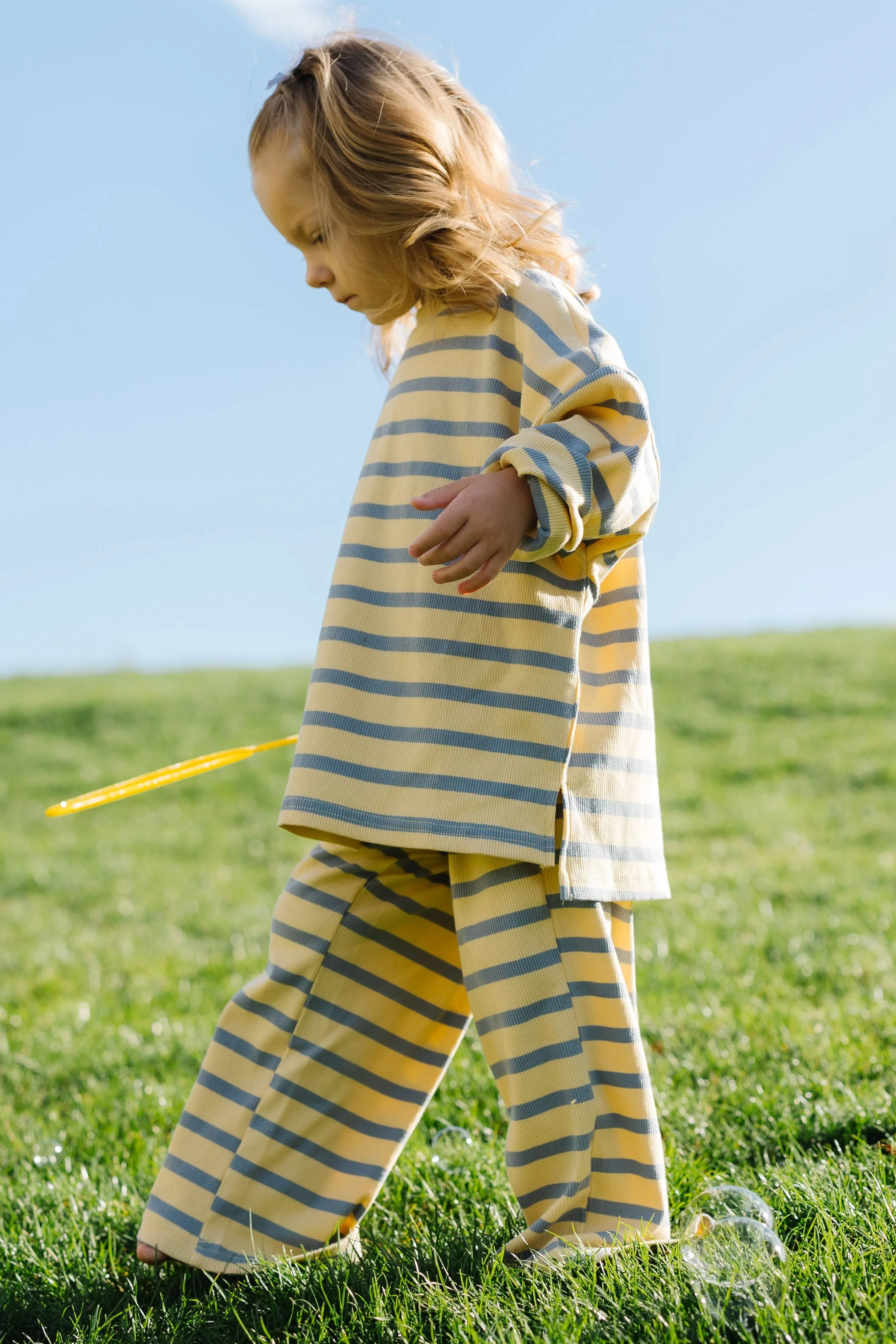 Cutie Everyday Kid's Stripe Set - Cotton Ribbed - Image 3
