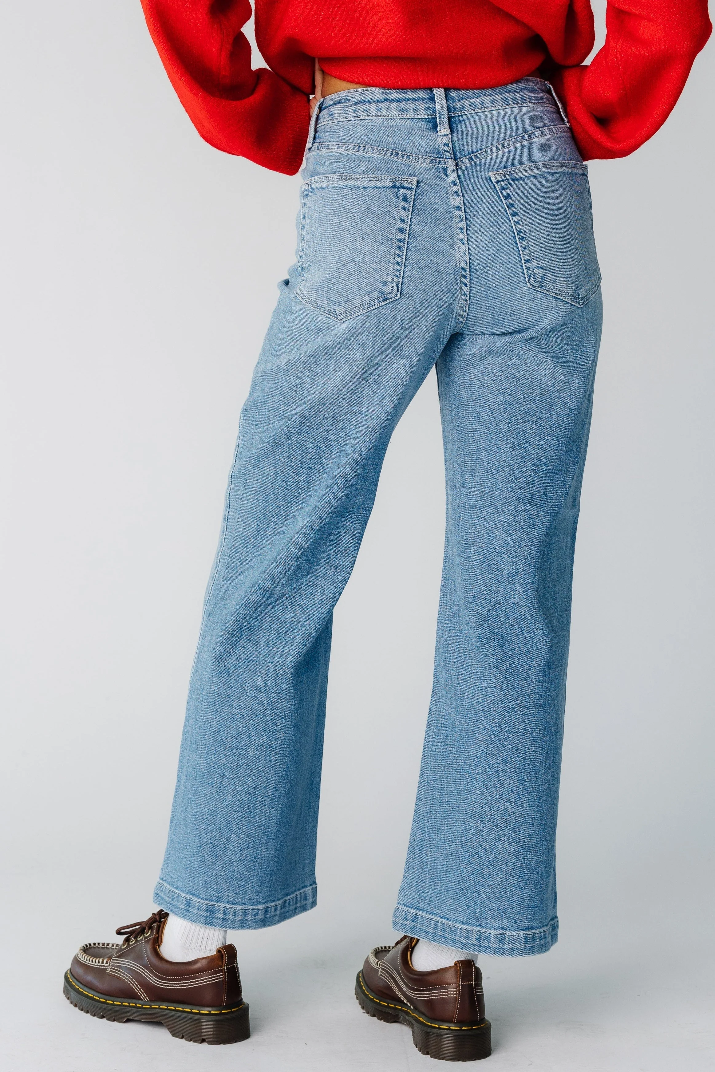 The Date Time Pocket Wide Leg Denim - Image 5