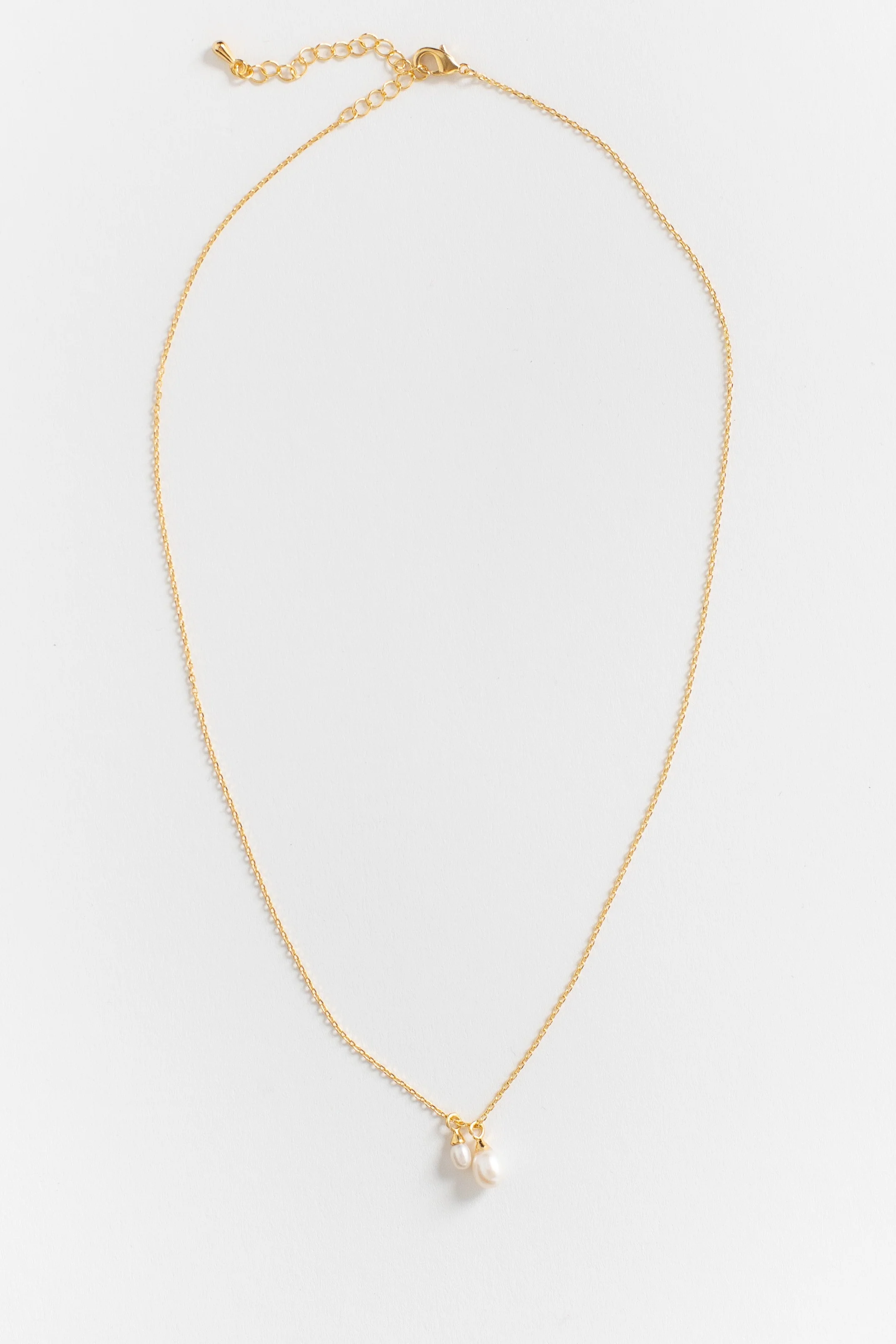 Cove Double Pearl Necklace - Image 3