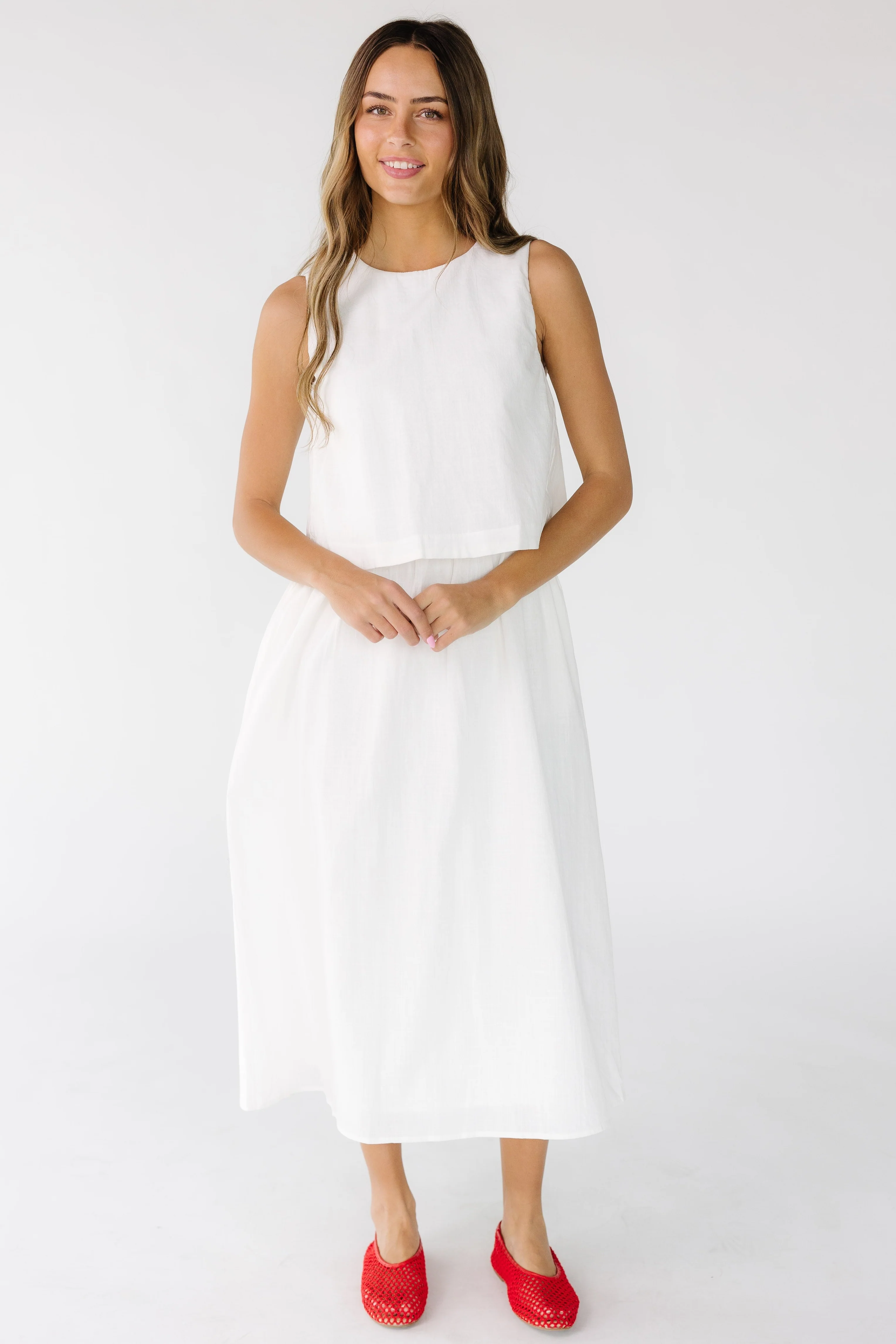 Olivia Cotton Tank Dress