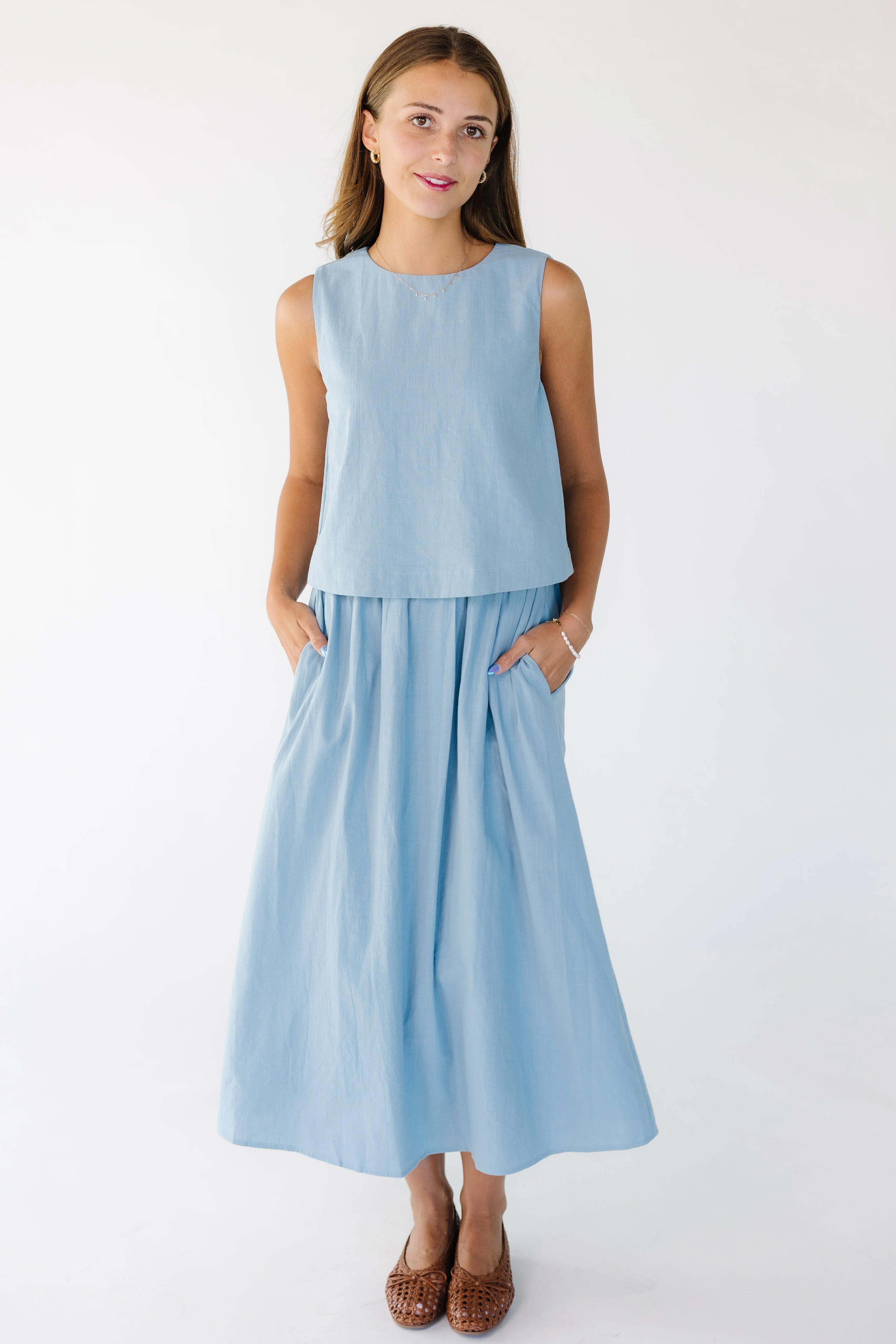 Olivia Cotton Tank Dress - Image 2