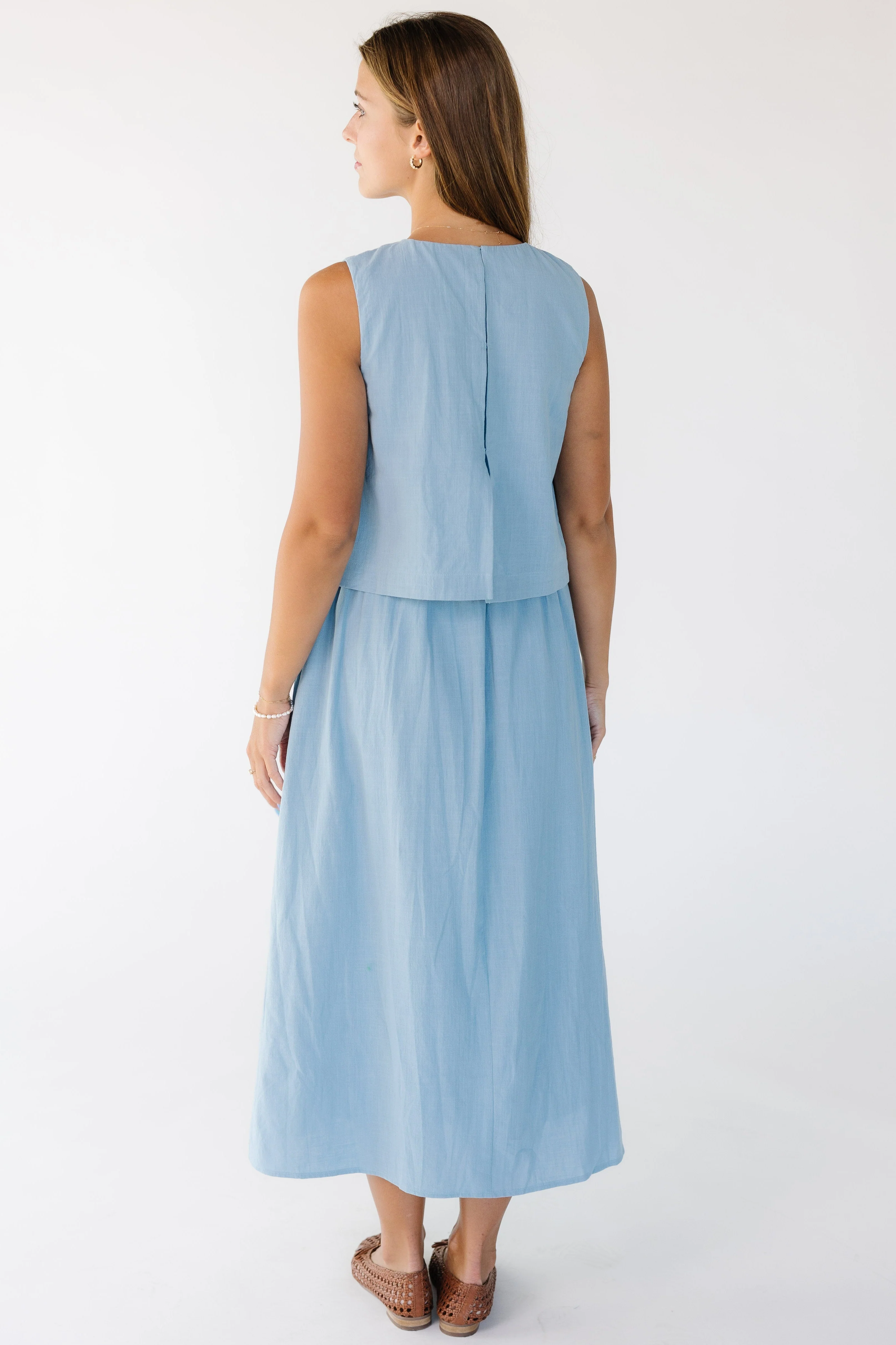 Olivia Cotton Tank Dress - Image 6