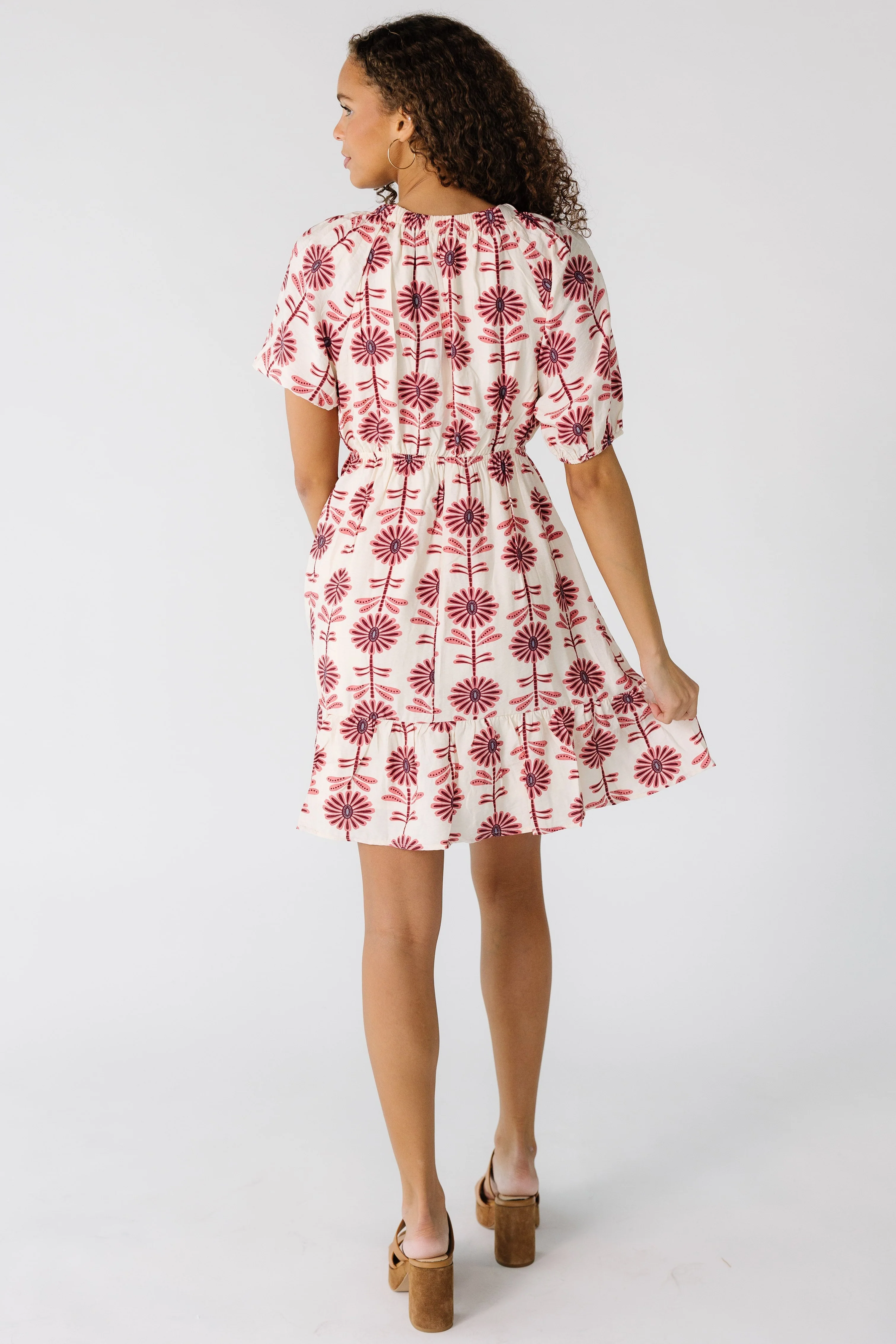 Flower Mini Dress - Image 5