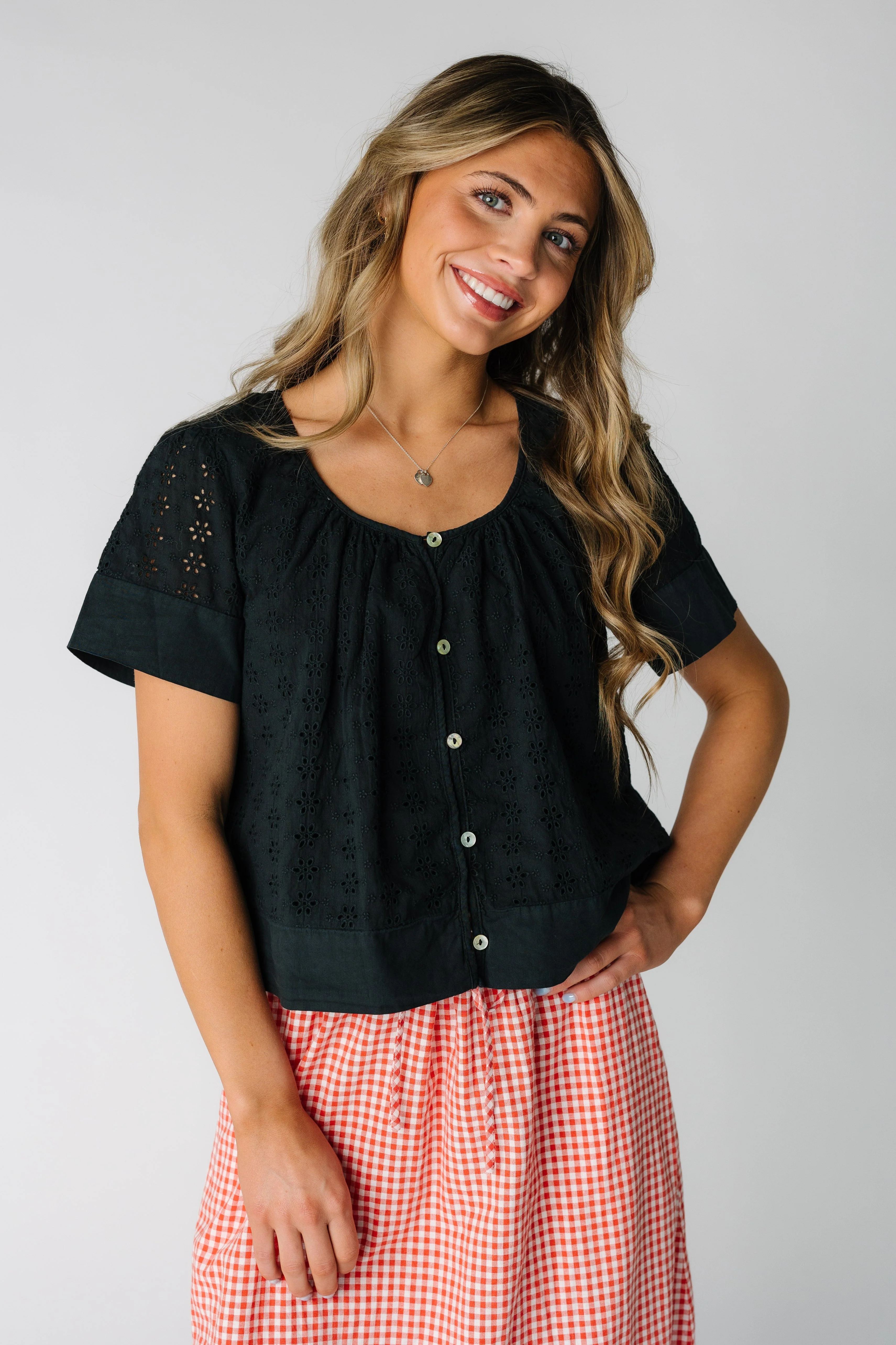 Forever Eyelet Top