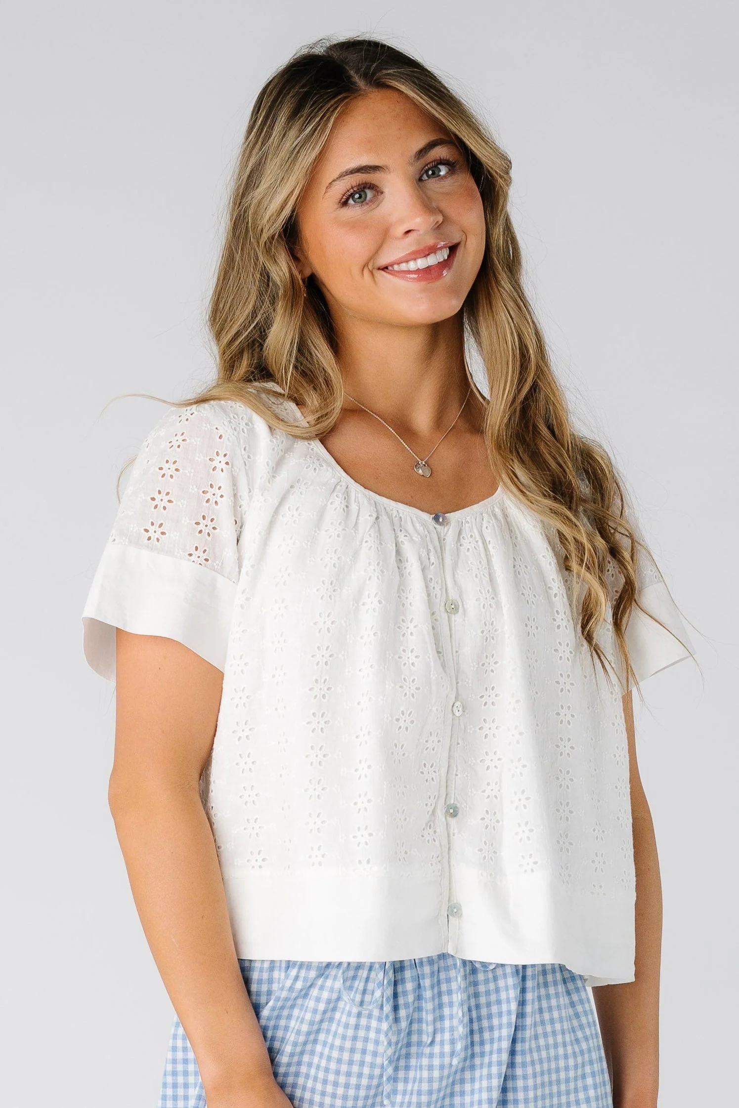Forever Eyelet Top - Image 3