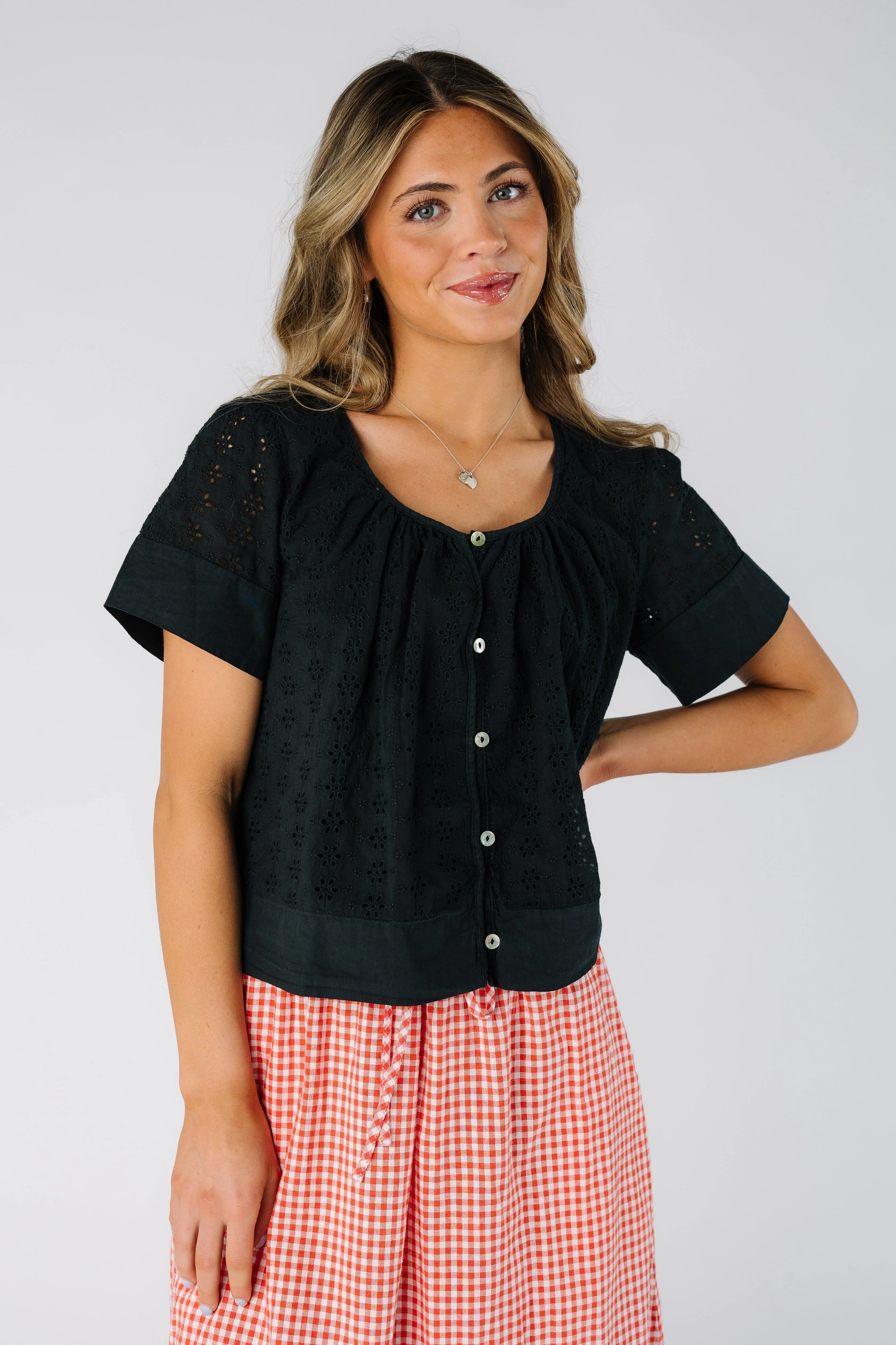 Forever Eyelet Top - Image 8