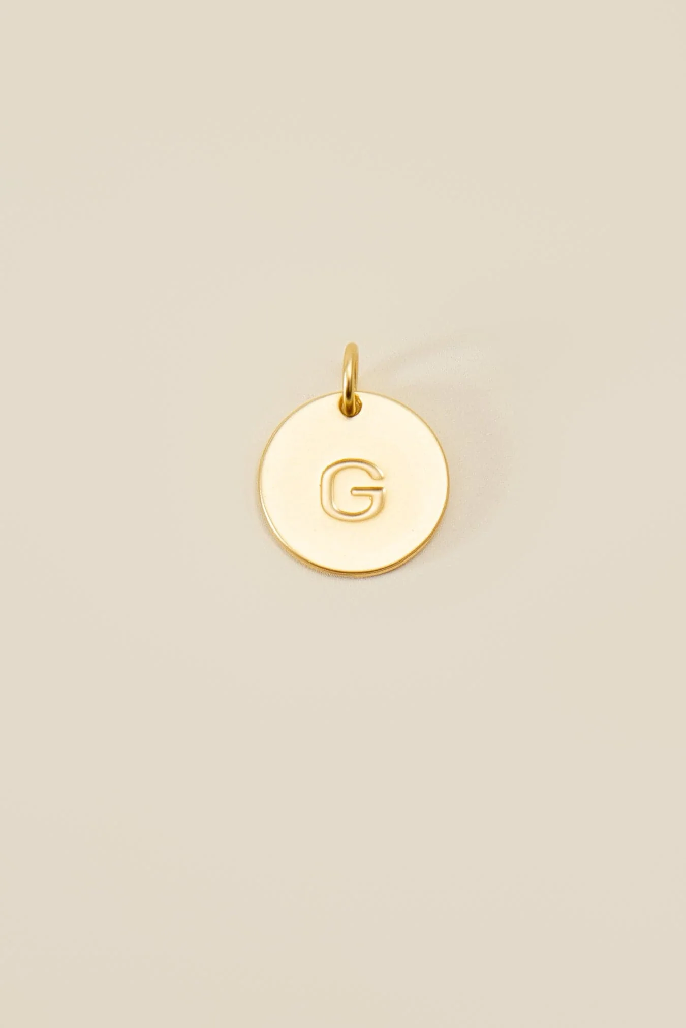 Cove Large Letter Disk Pendant - Image 8