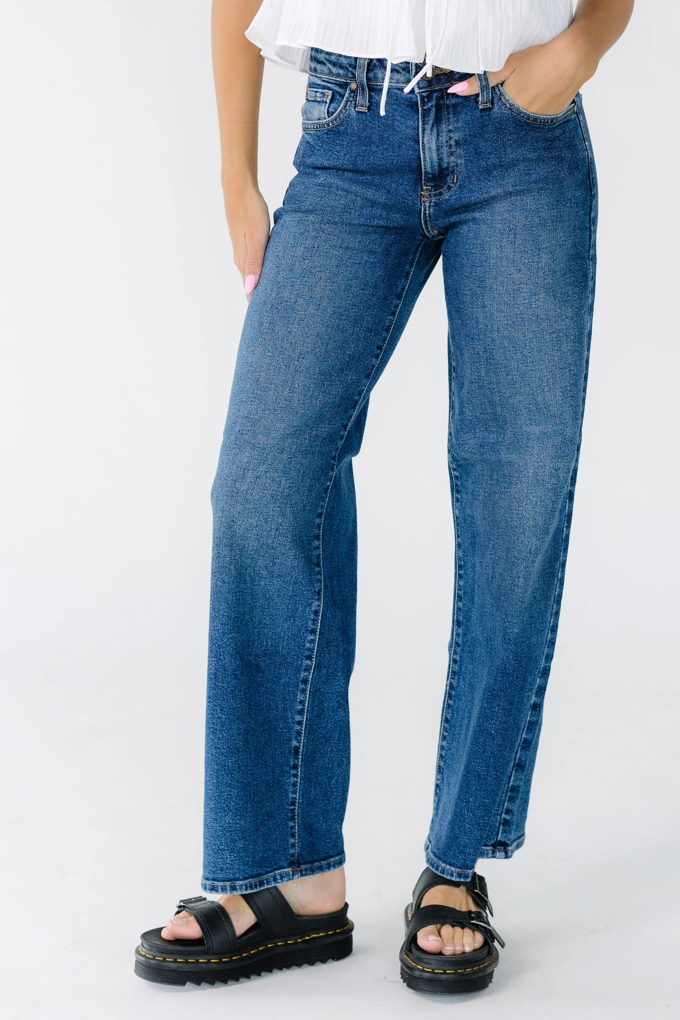 Mid Rise Denim