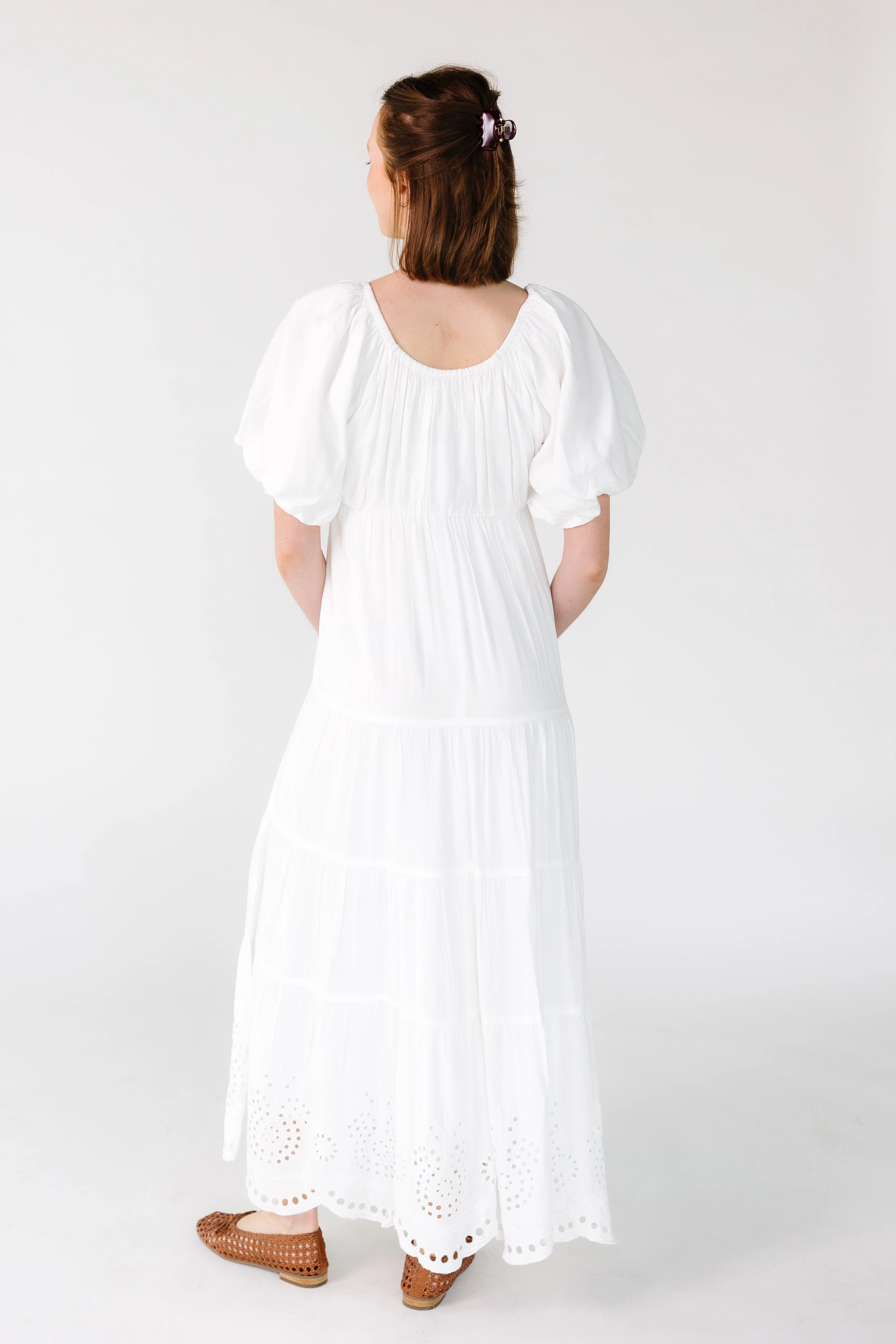 Citrus Lyon Tier Eyelet Dress - Image 5