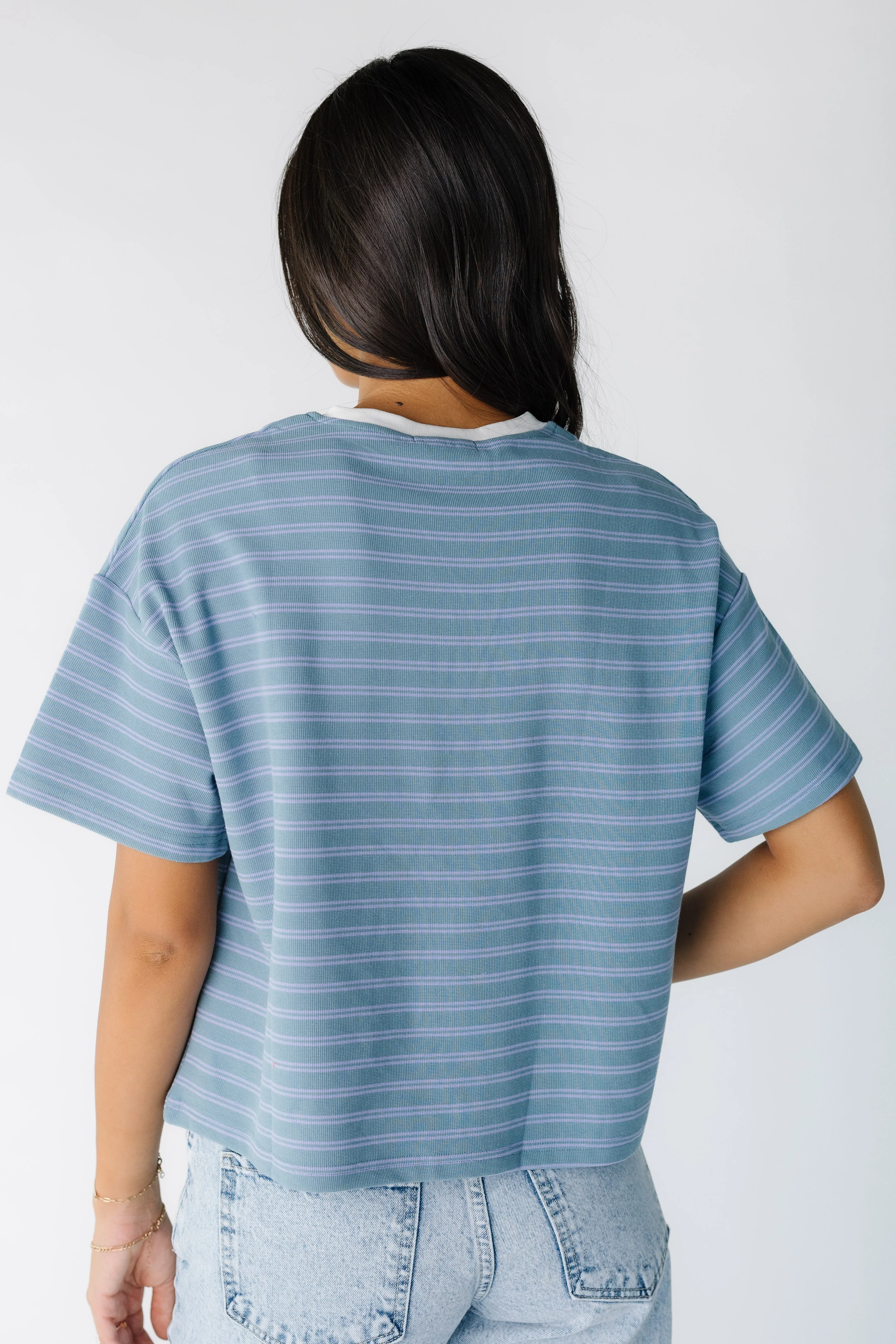 The Blake Striped Tee - Image 4