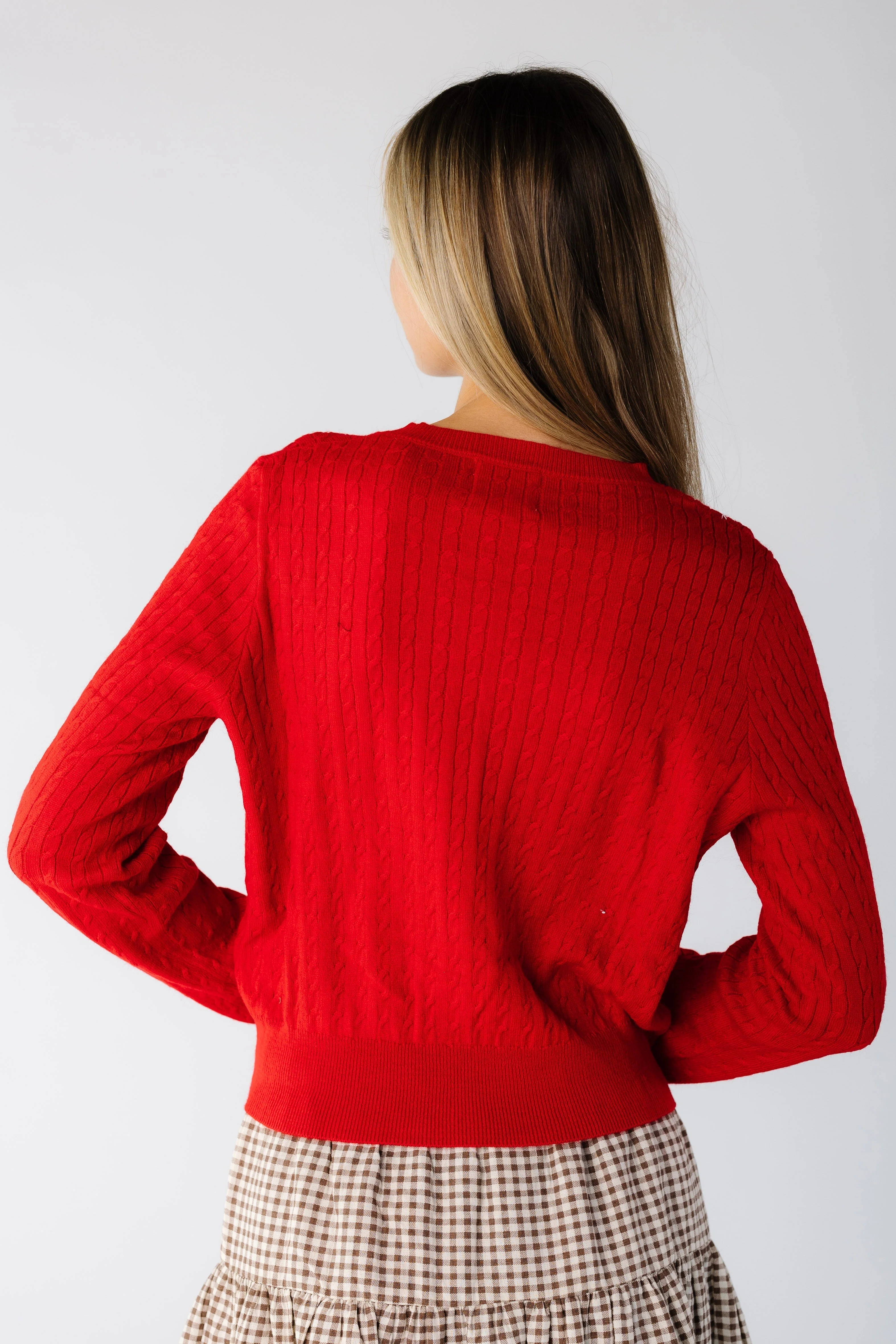 Sloane Cable Knit Cardigan - Image 11