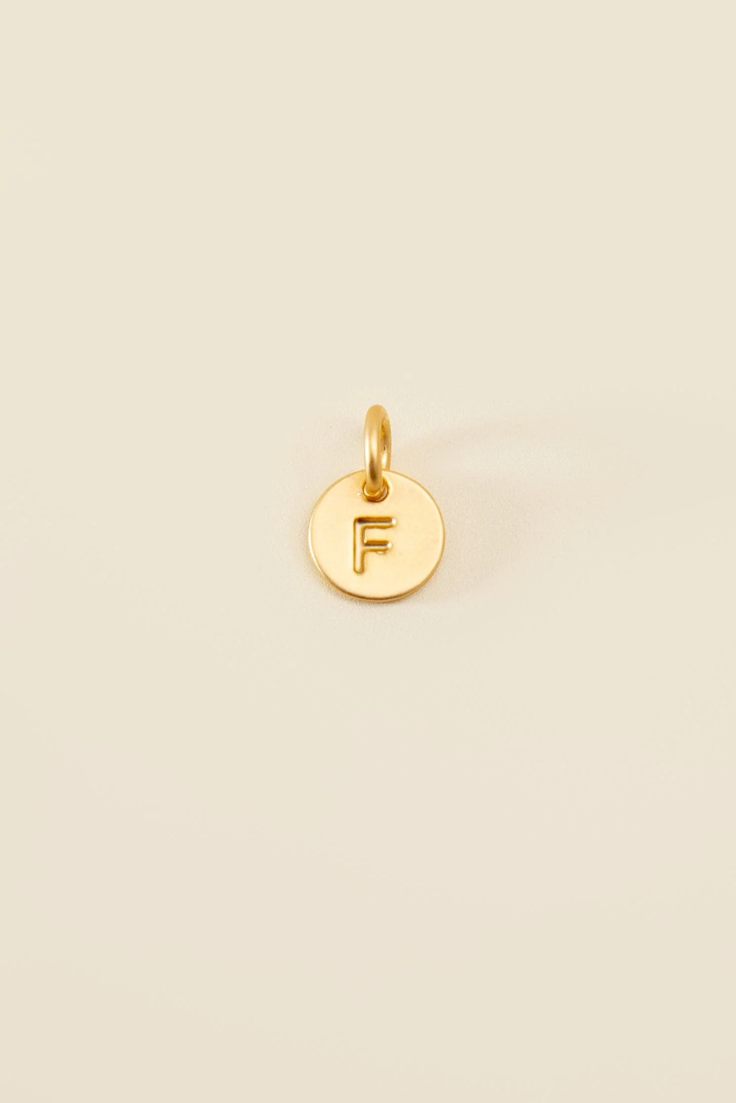 Cove Small Letter Disk Pendant - Image 7