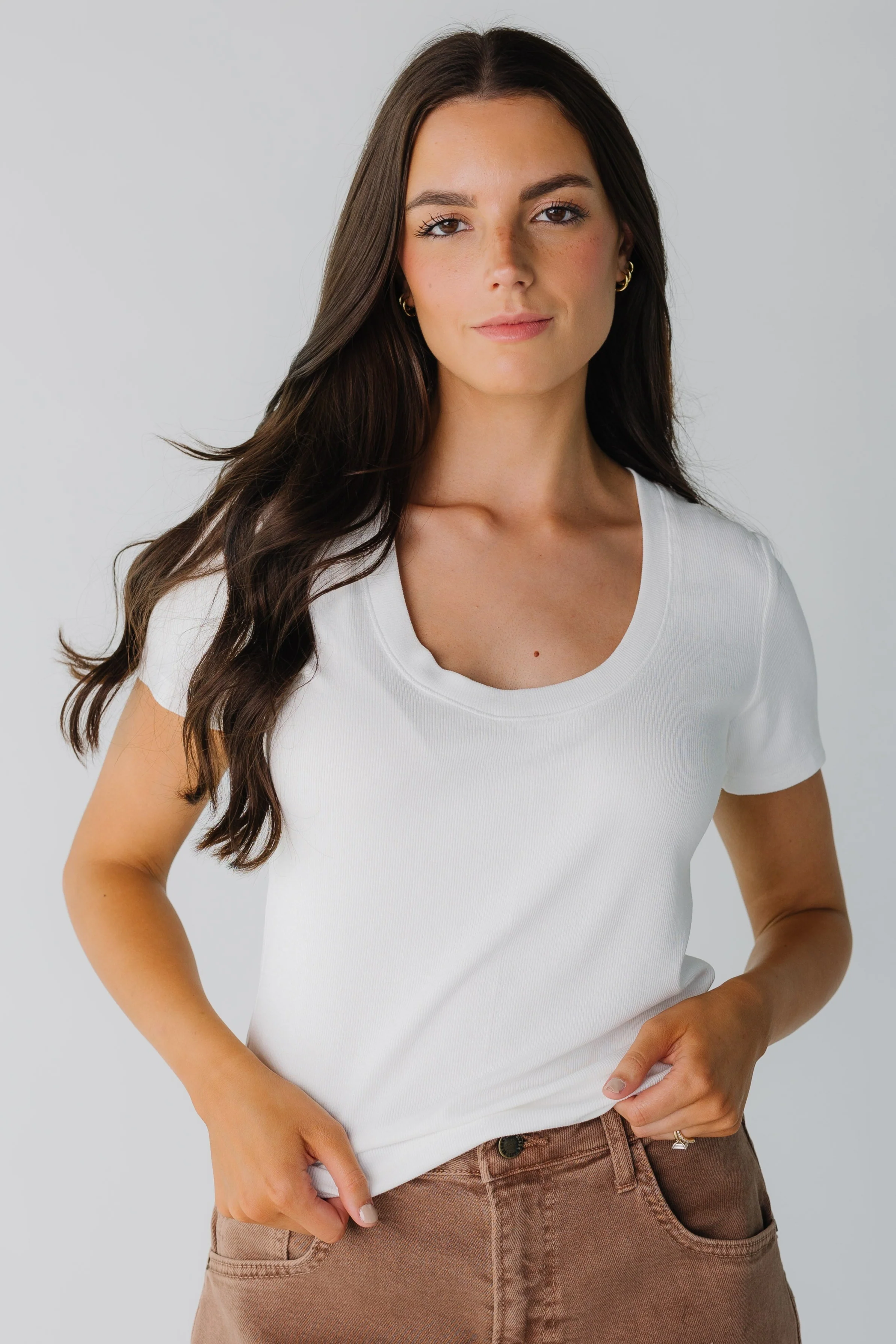 Sophie Scoop Neck Top - Image 2