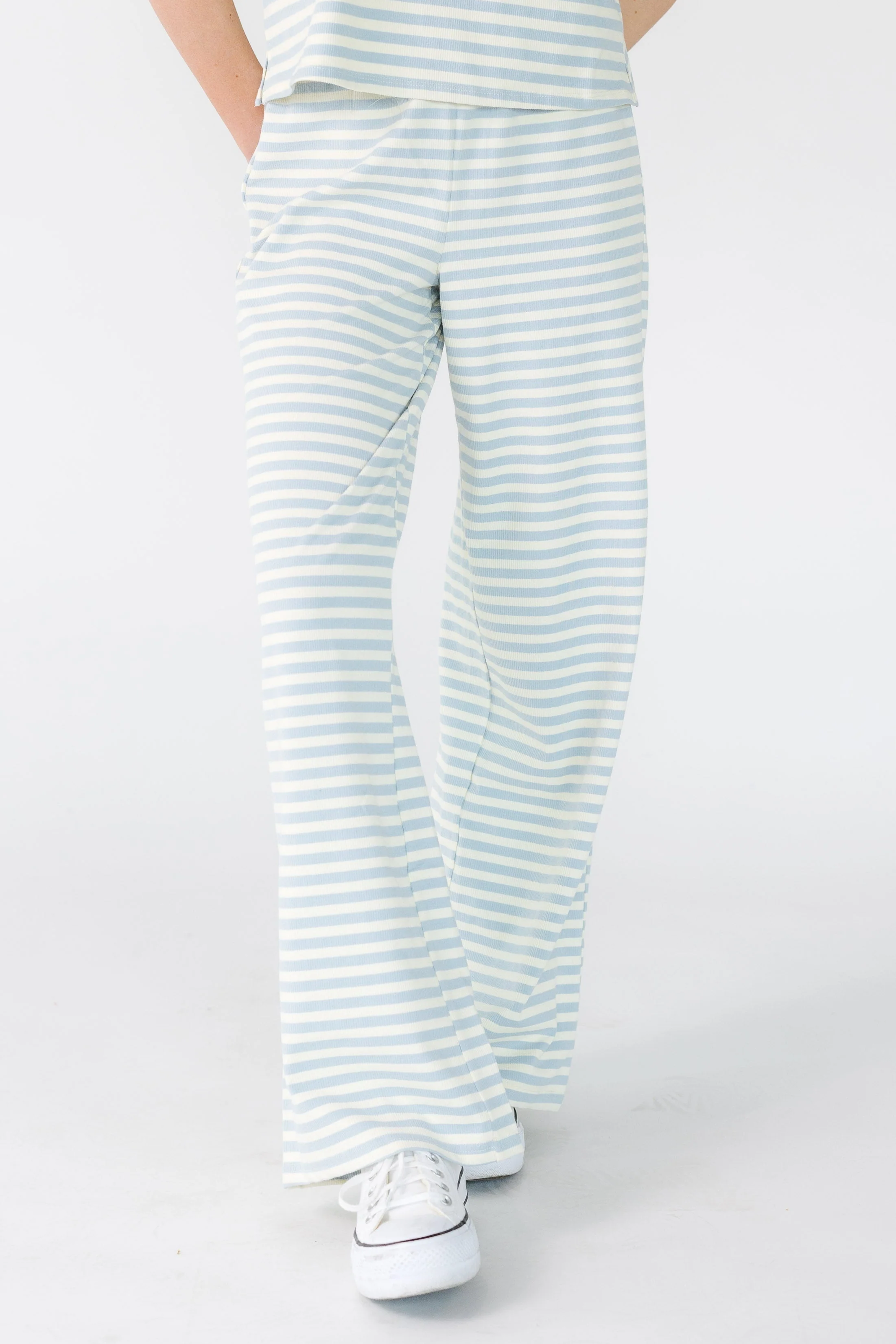 Straight Fit Stripe Pants - Image 2