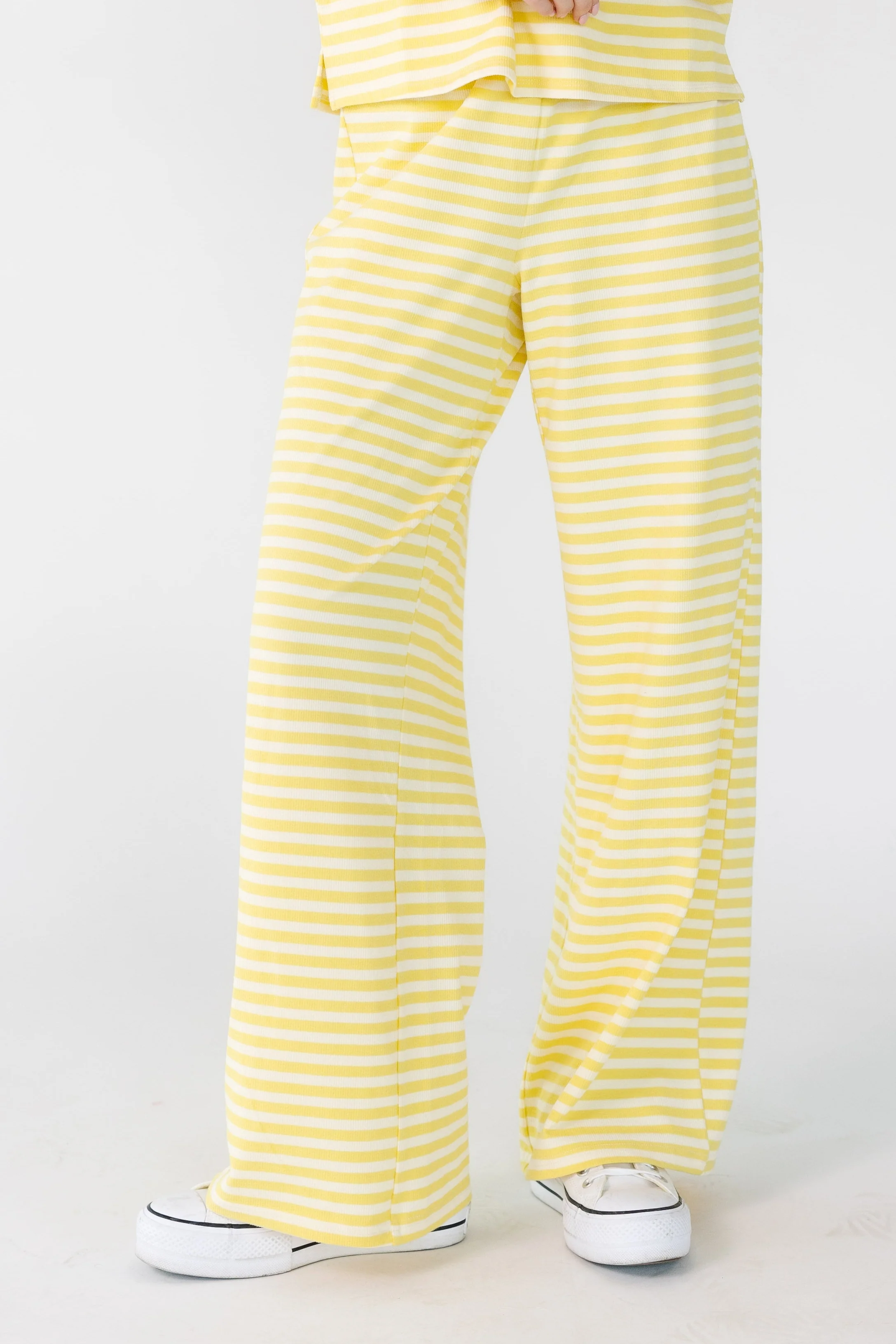 Straight Fit Stripe Pants - Image 3