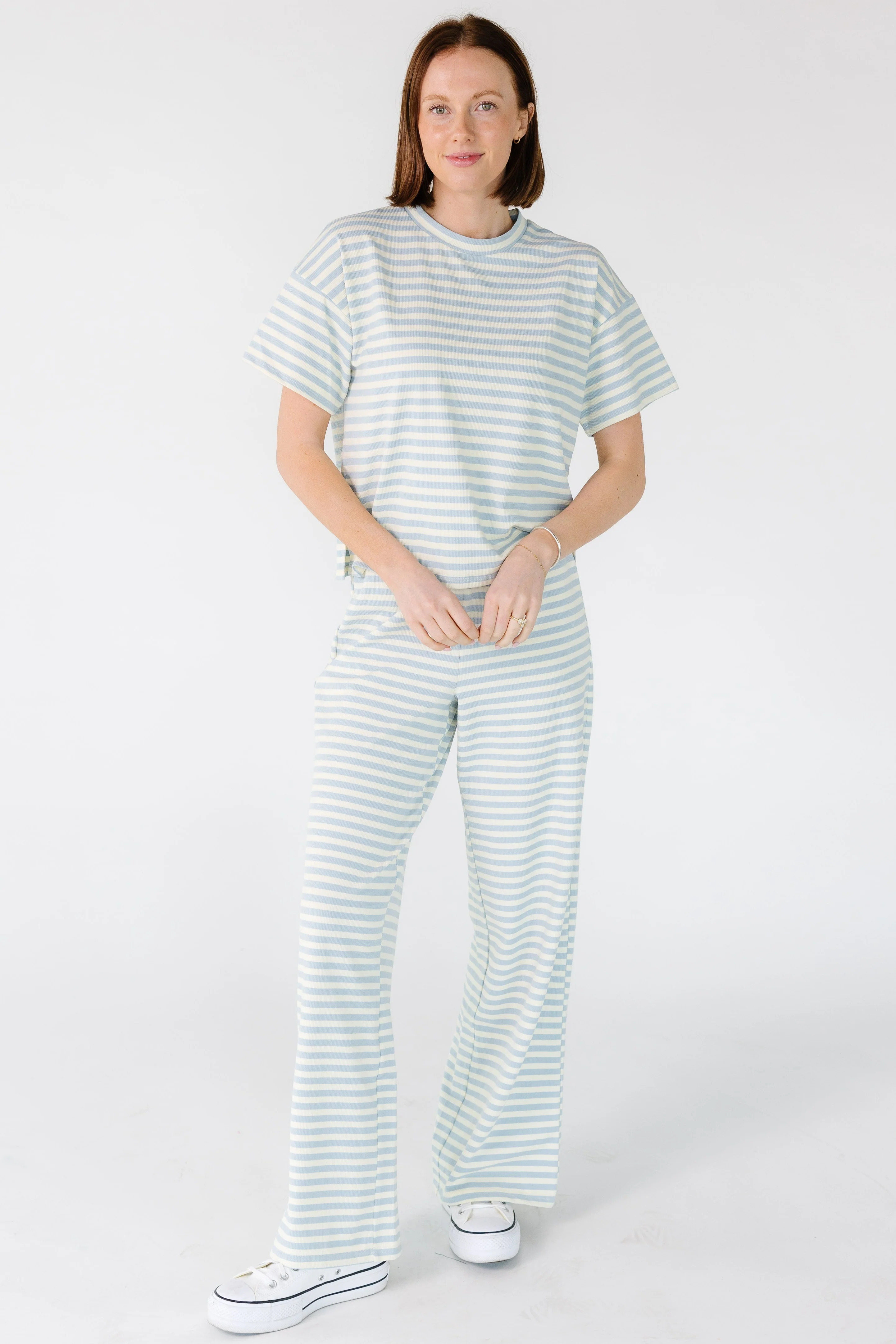 Straight Fit Stripe Pants - Image 4