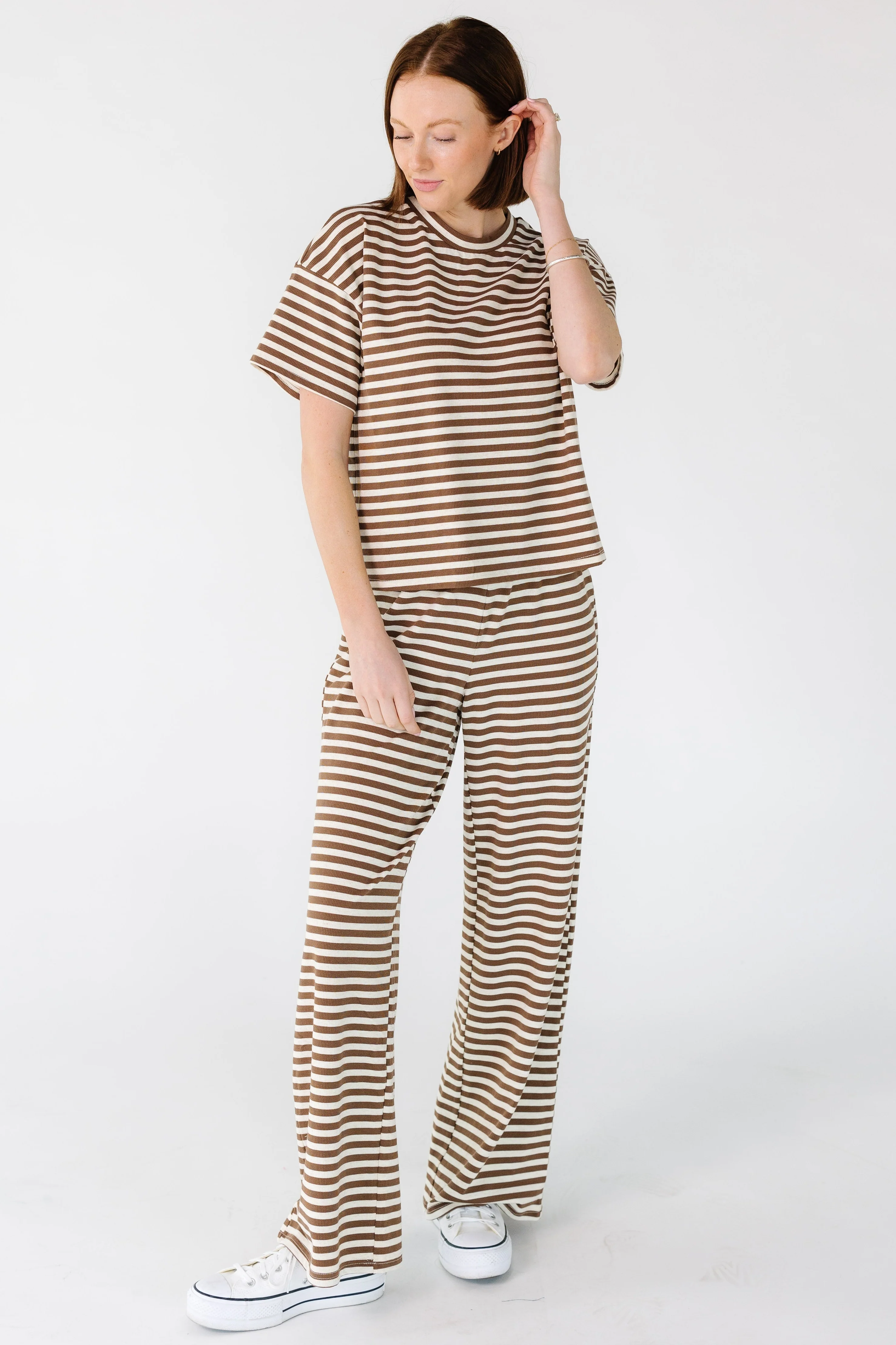 Straight Fit Stripe Pants - Image 7