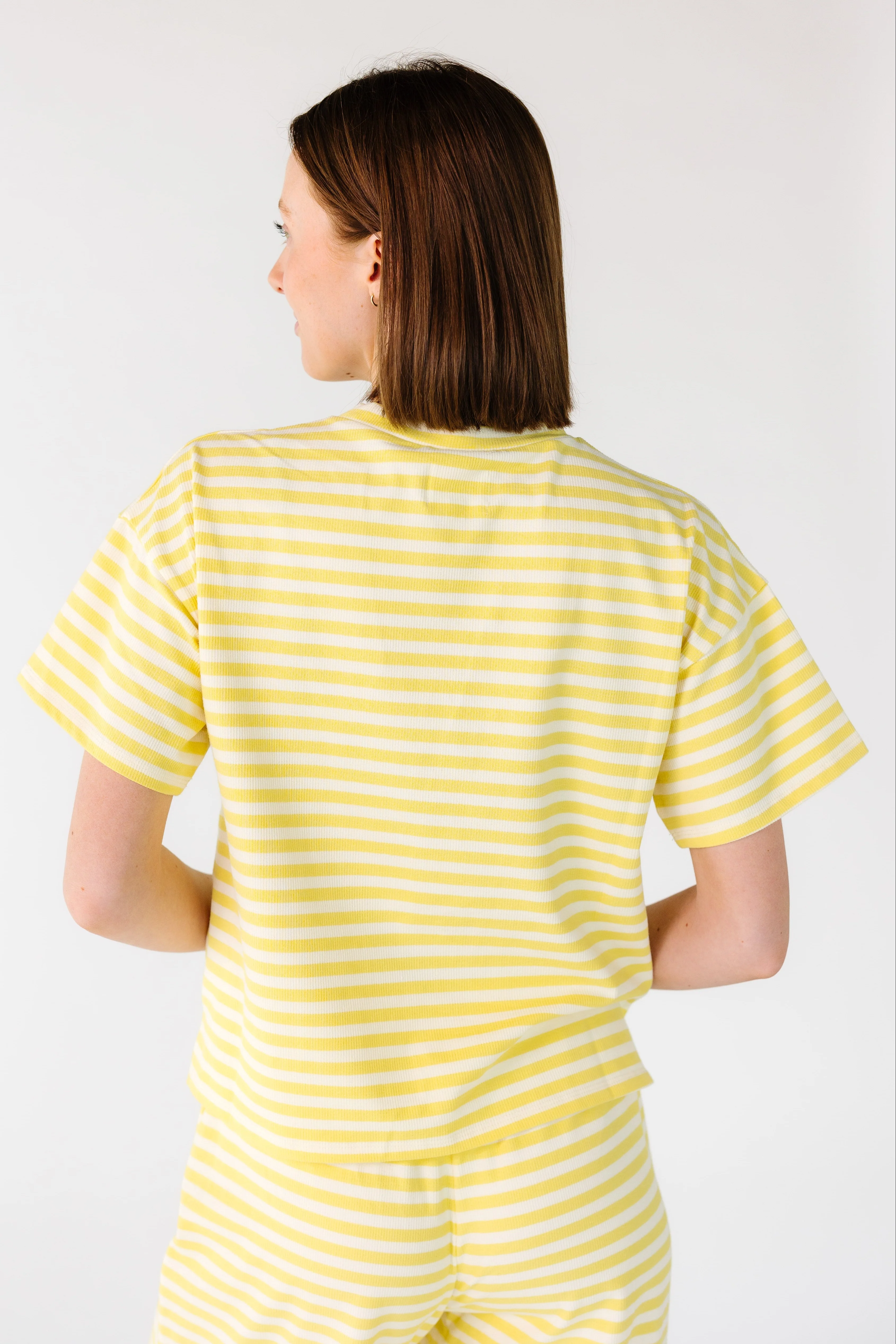 Striped Short Sleeve Tee Shirt - Image 12