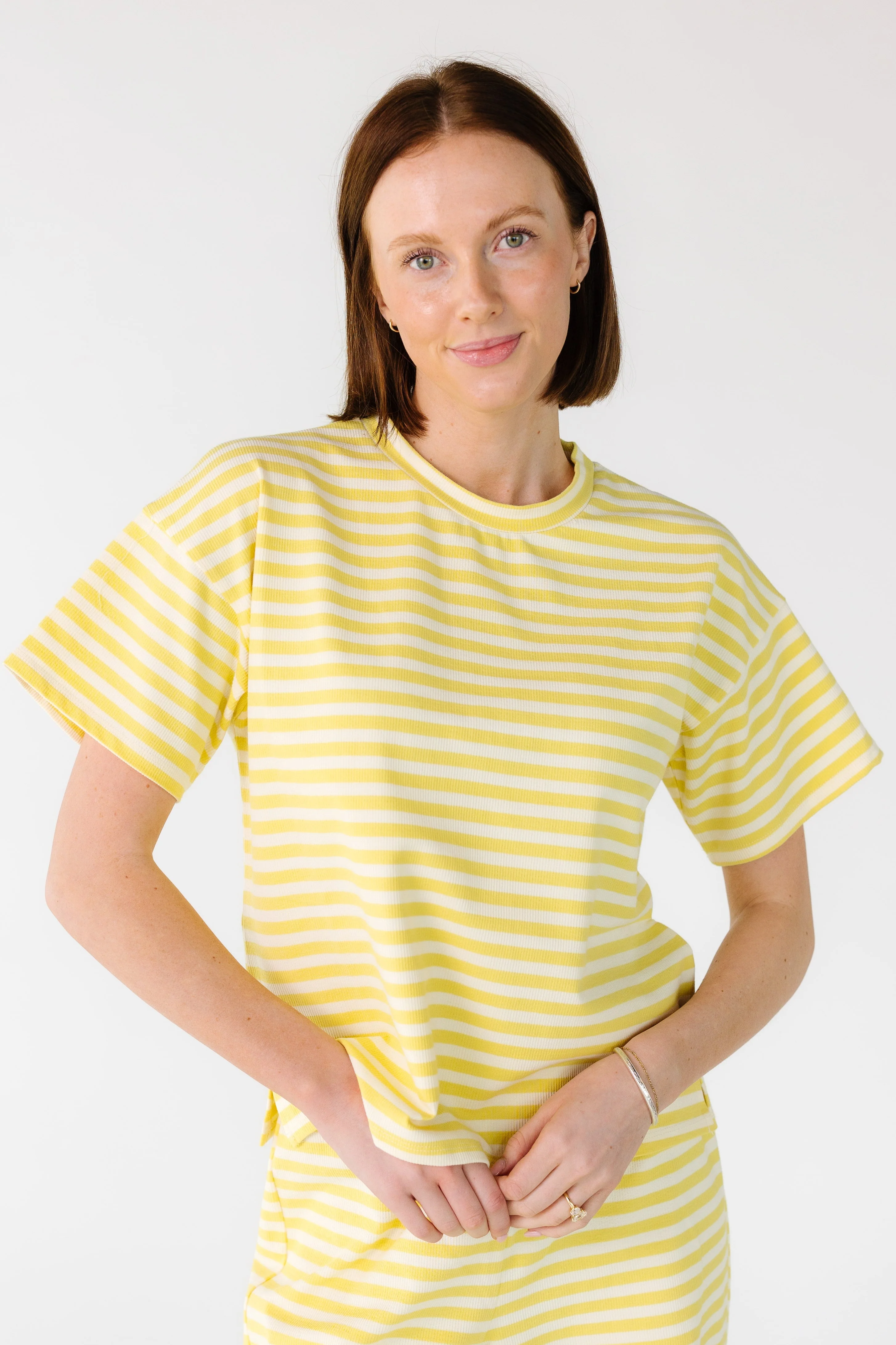 Striped Short Sleeve Tee Shirt - Image 3
