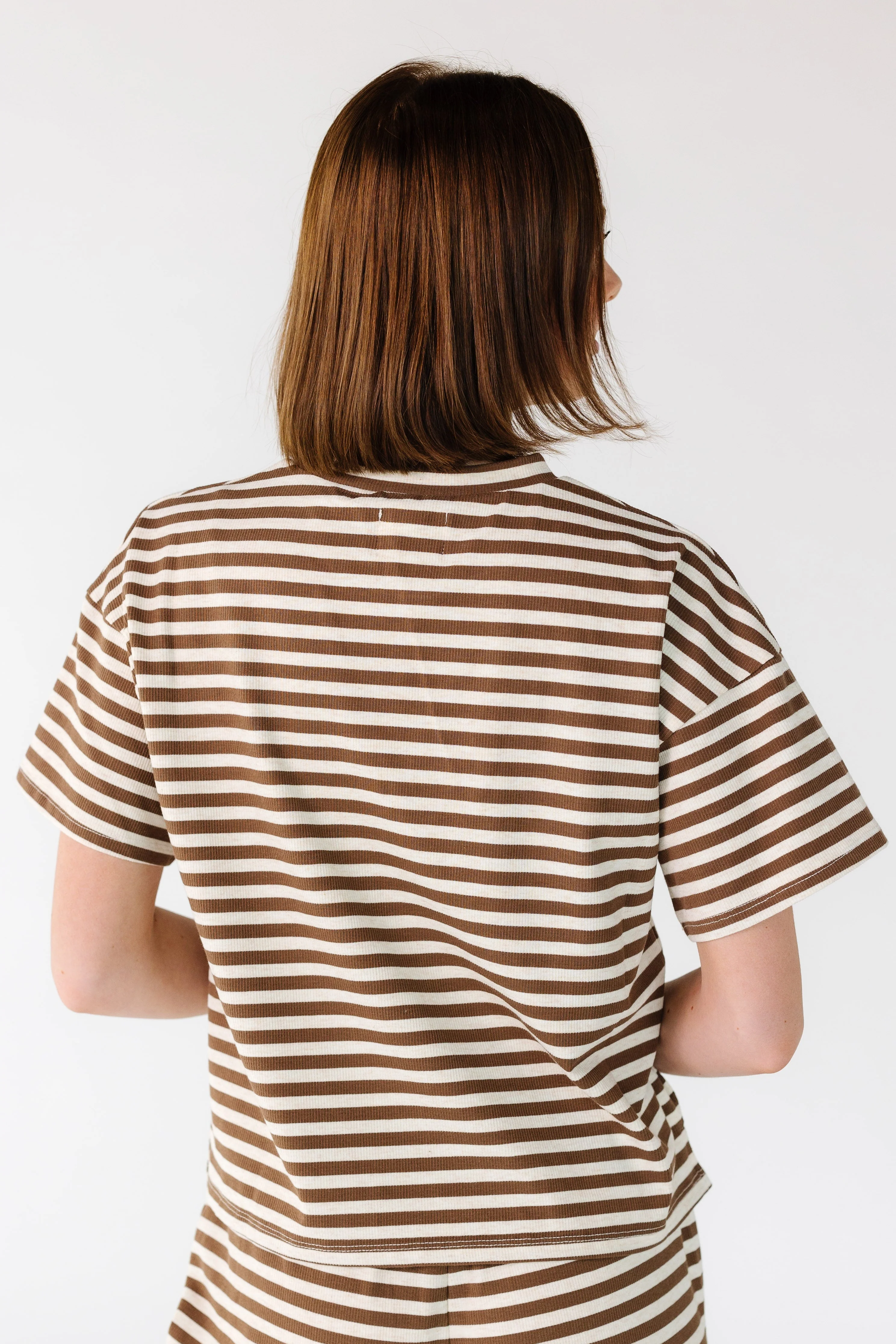 Striped Short Sleeve Tee Shirt - Image 9