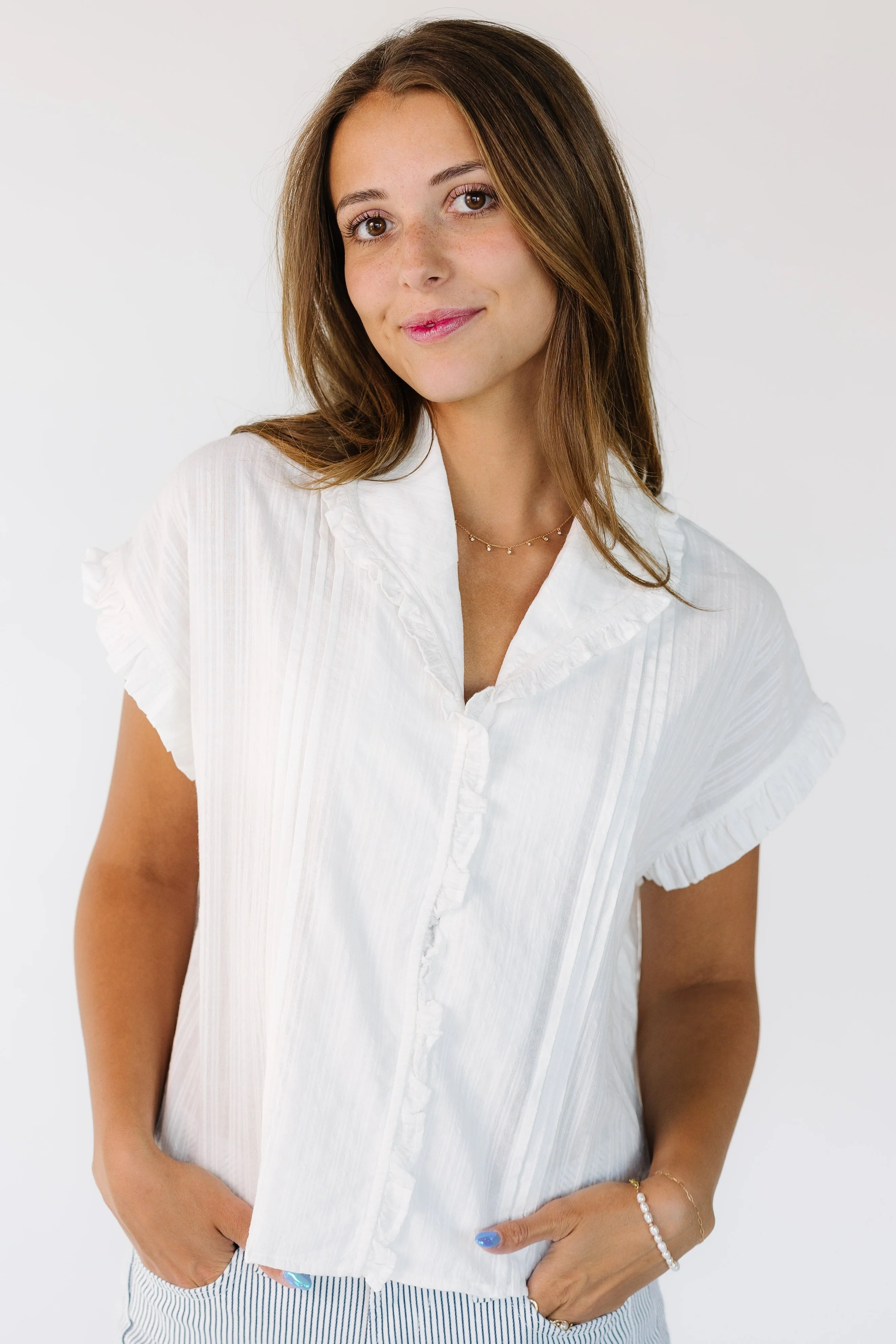 The Emmy Ruffle Blouse