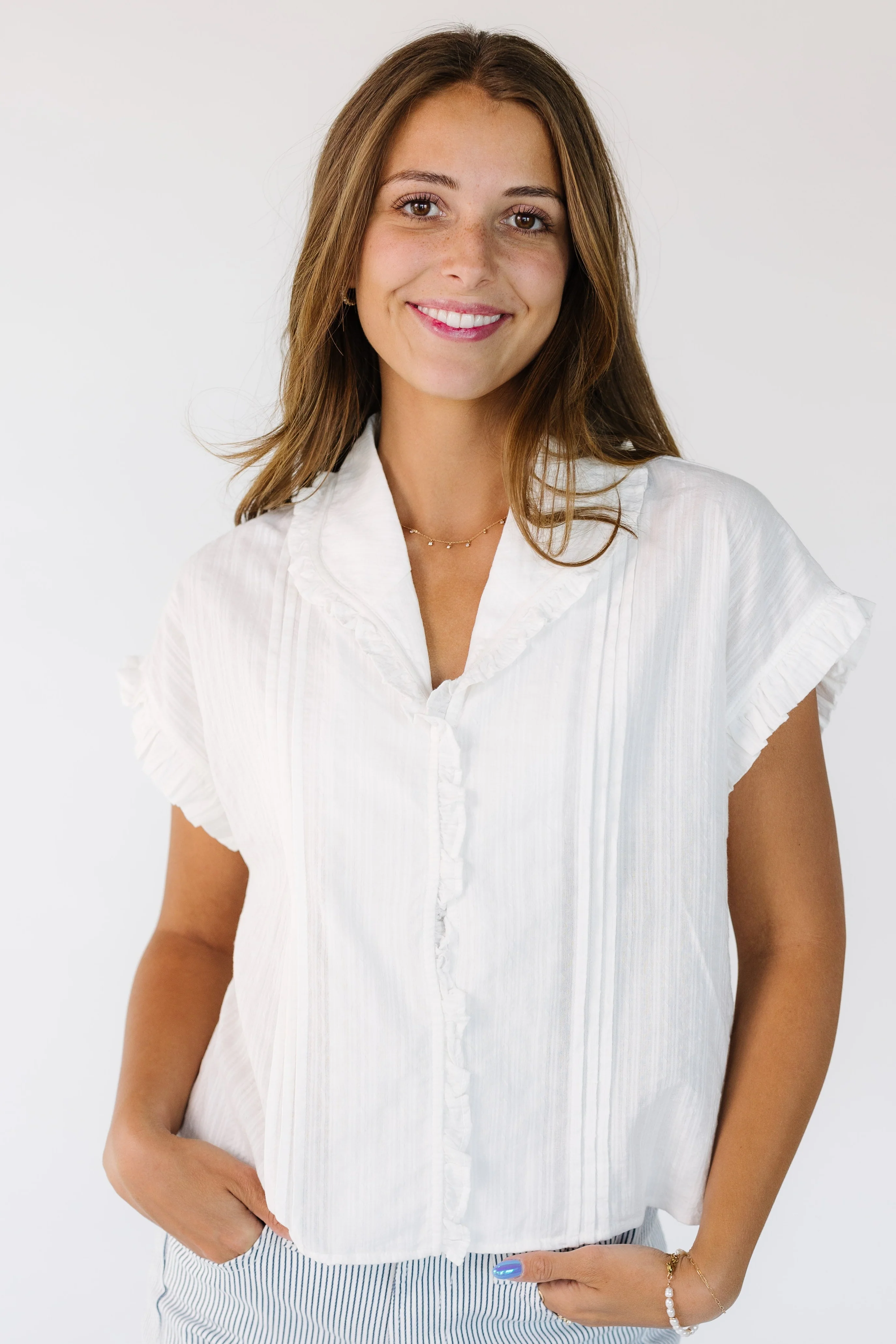 The Emmy Ruffle Blouse - Image 3