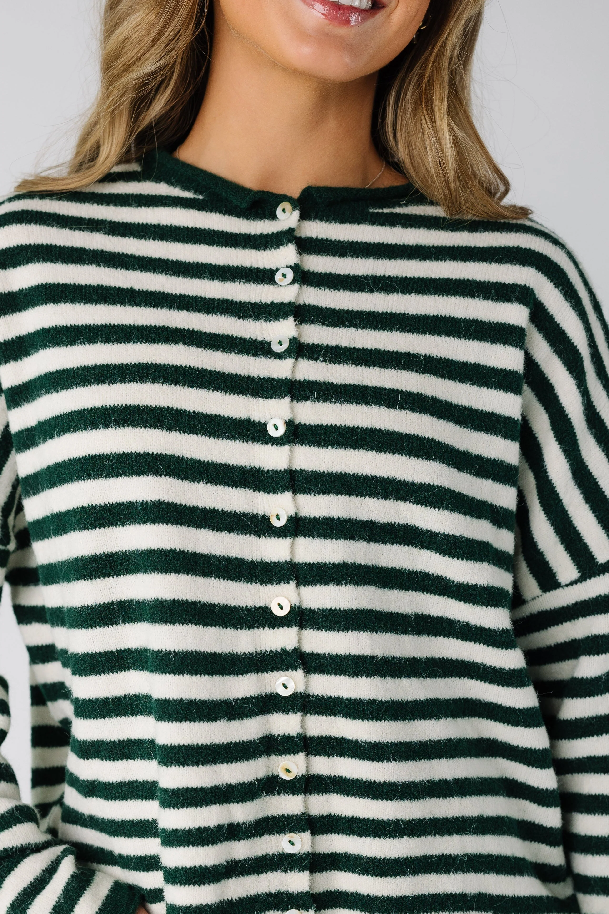 The Aria Stripe Cardigan - Image 2