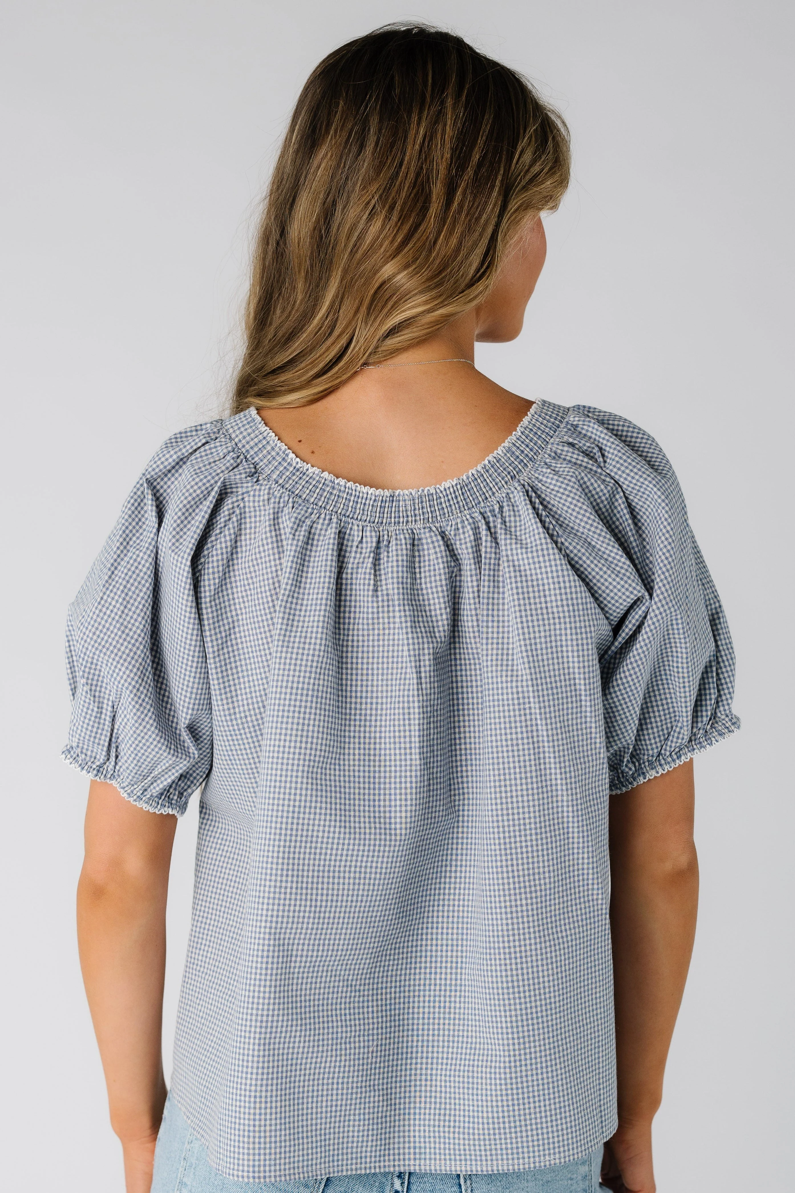 The June Gingham Blouse - Image 7