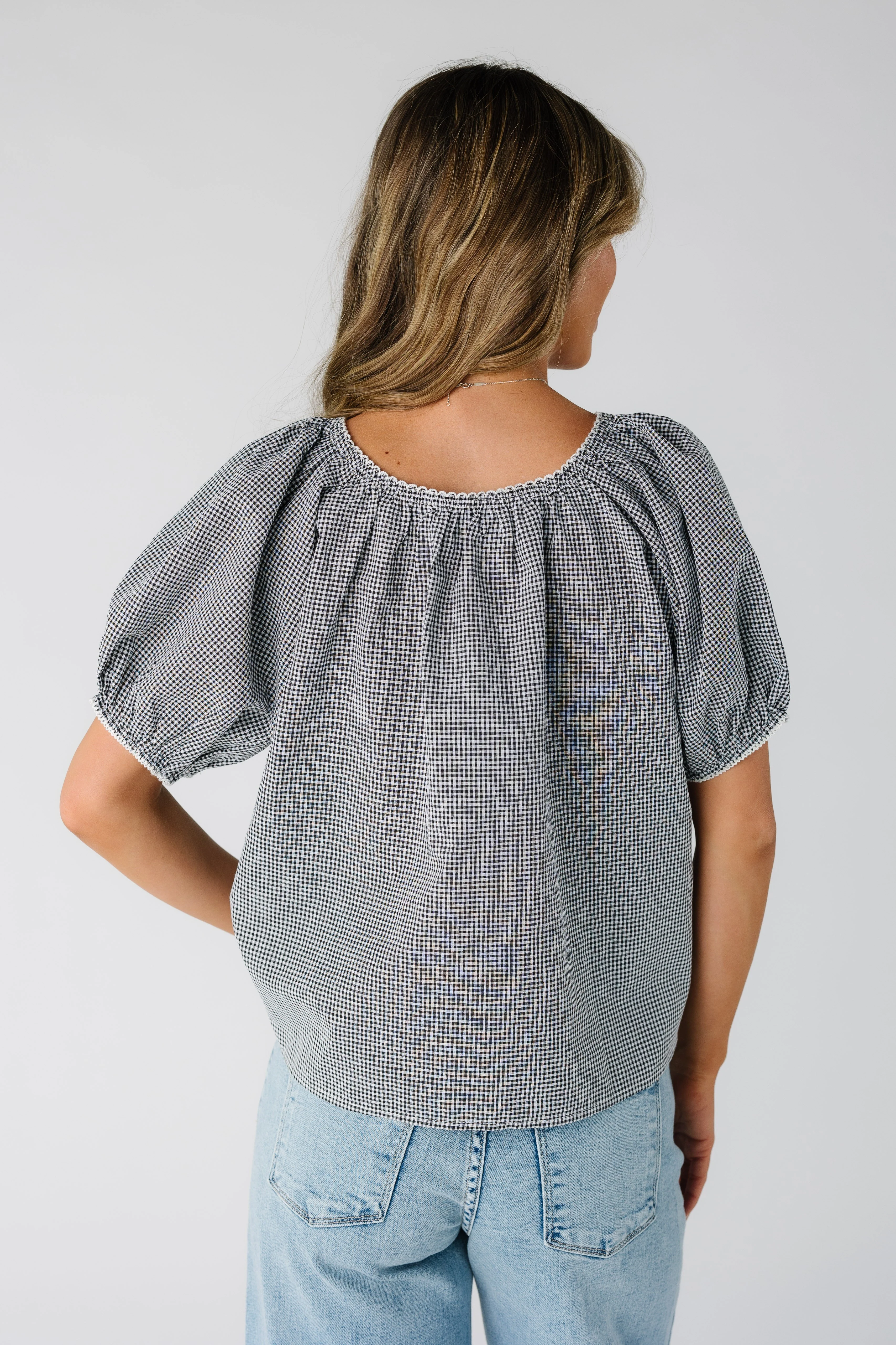 The Scallop Gingham Top - Image 8