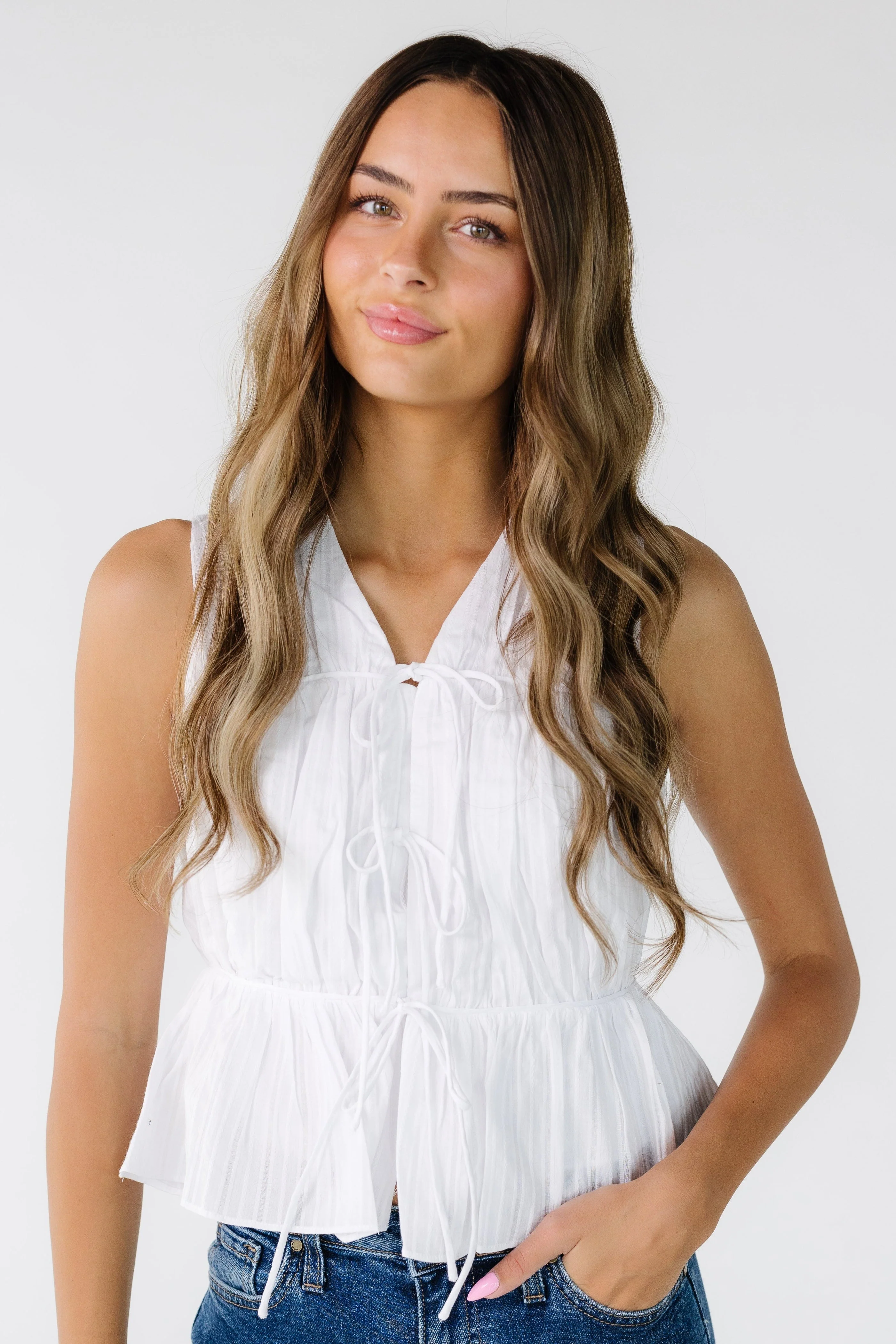The Textured Bow Tank - Image 5