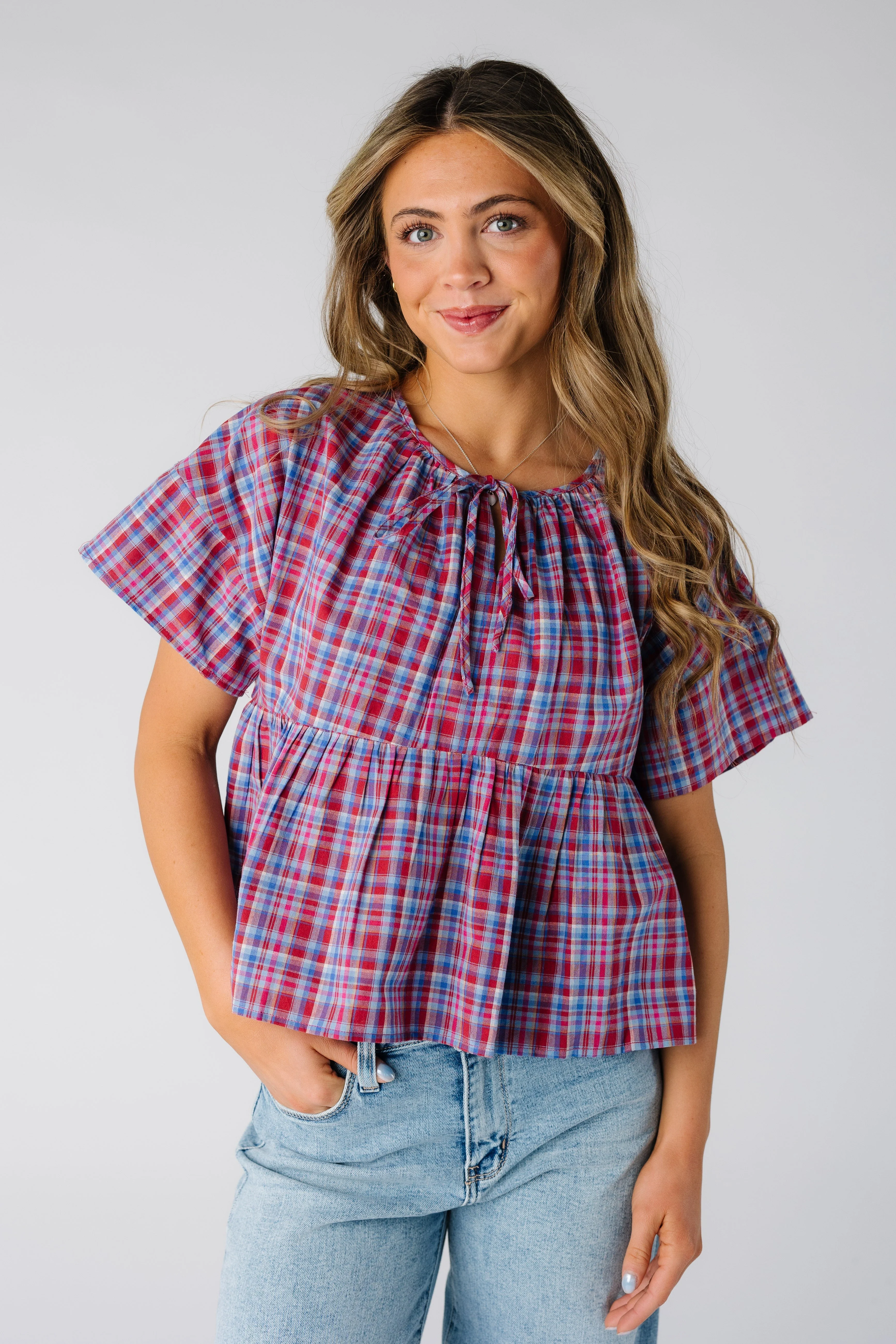 The Weston Checker Top - Image 2