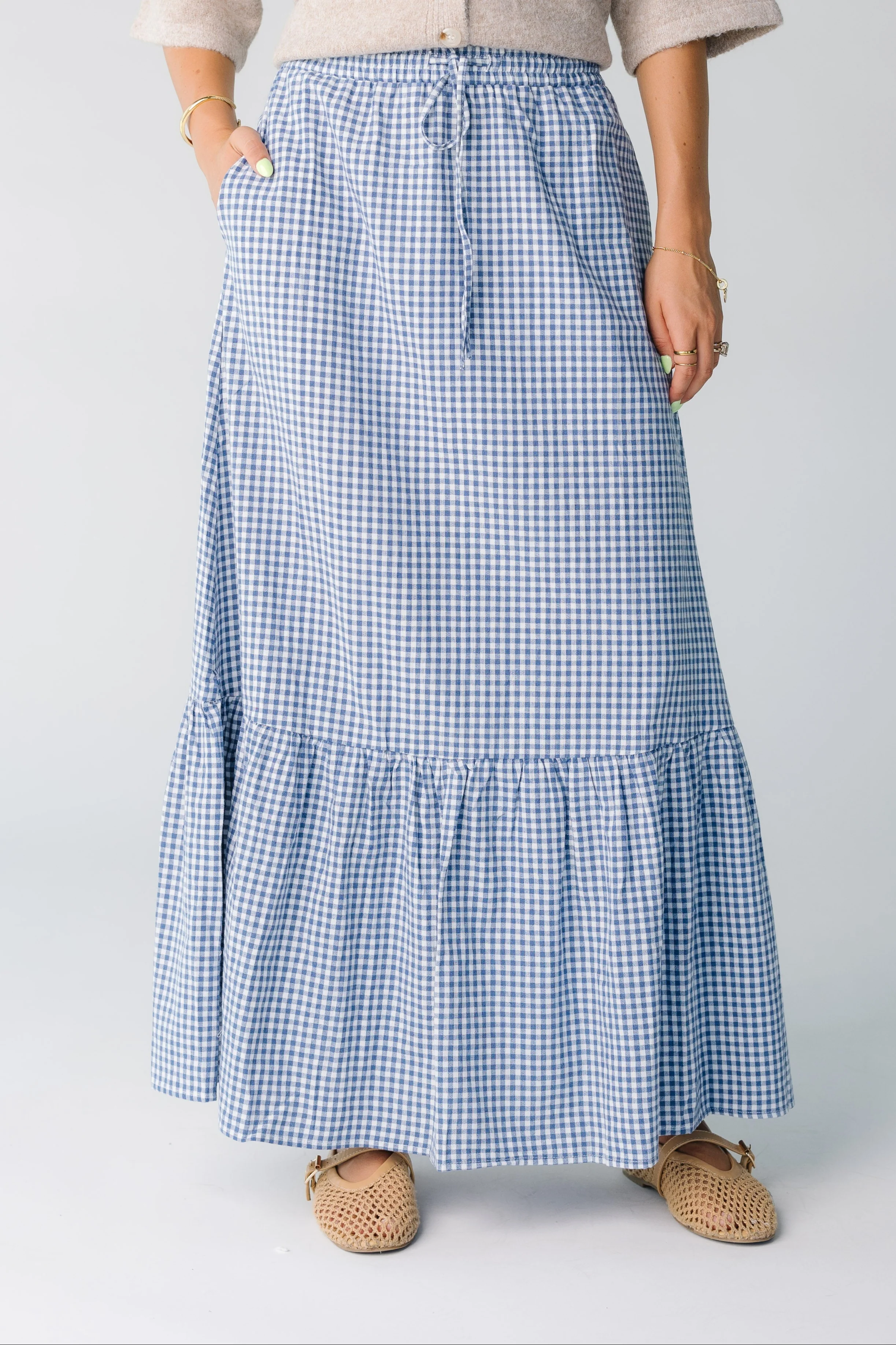 Tricia Gingham Skirt - Image 6
